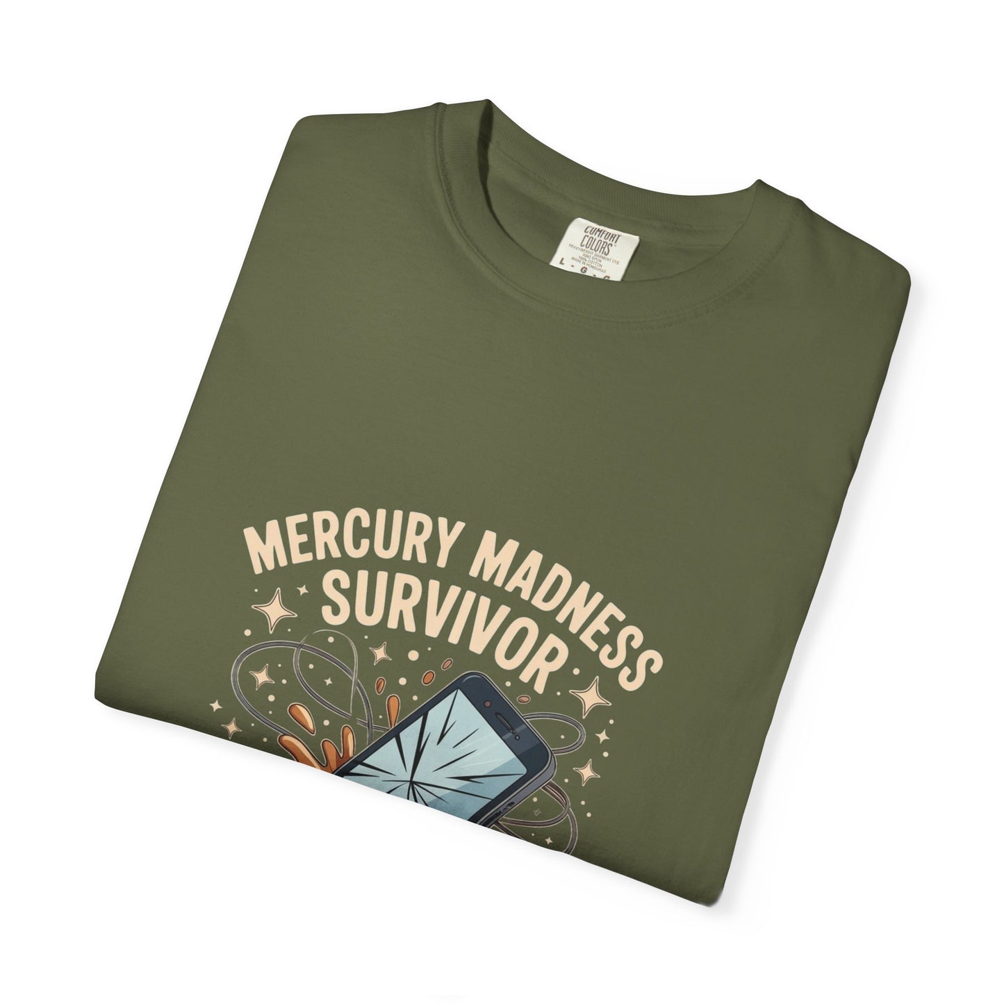 Mercury Madness Survivor T-Shirt | Funny Astrology Tee, Unisex Graphic Shirt, Cute Gift for Astrologers, Birthday Gift, Zodiac Lovers