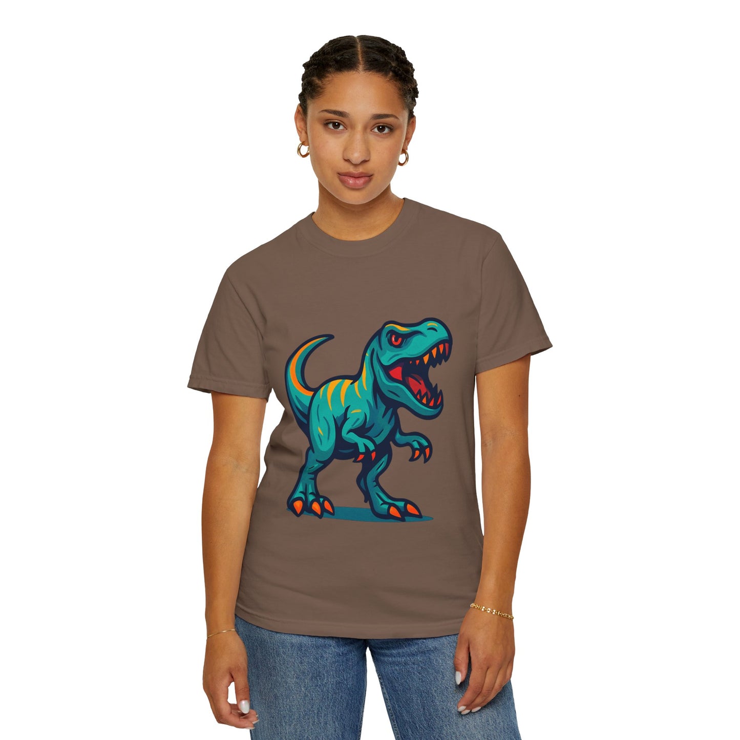 Dinosaur T-Shirt | Fun Cartoon Dino Graphic Tee for Kids & Adults | Unisex Casual Apparel | Perfect Birthday & Holiday Gift