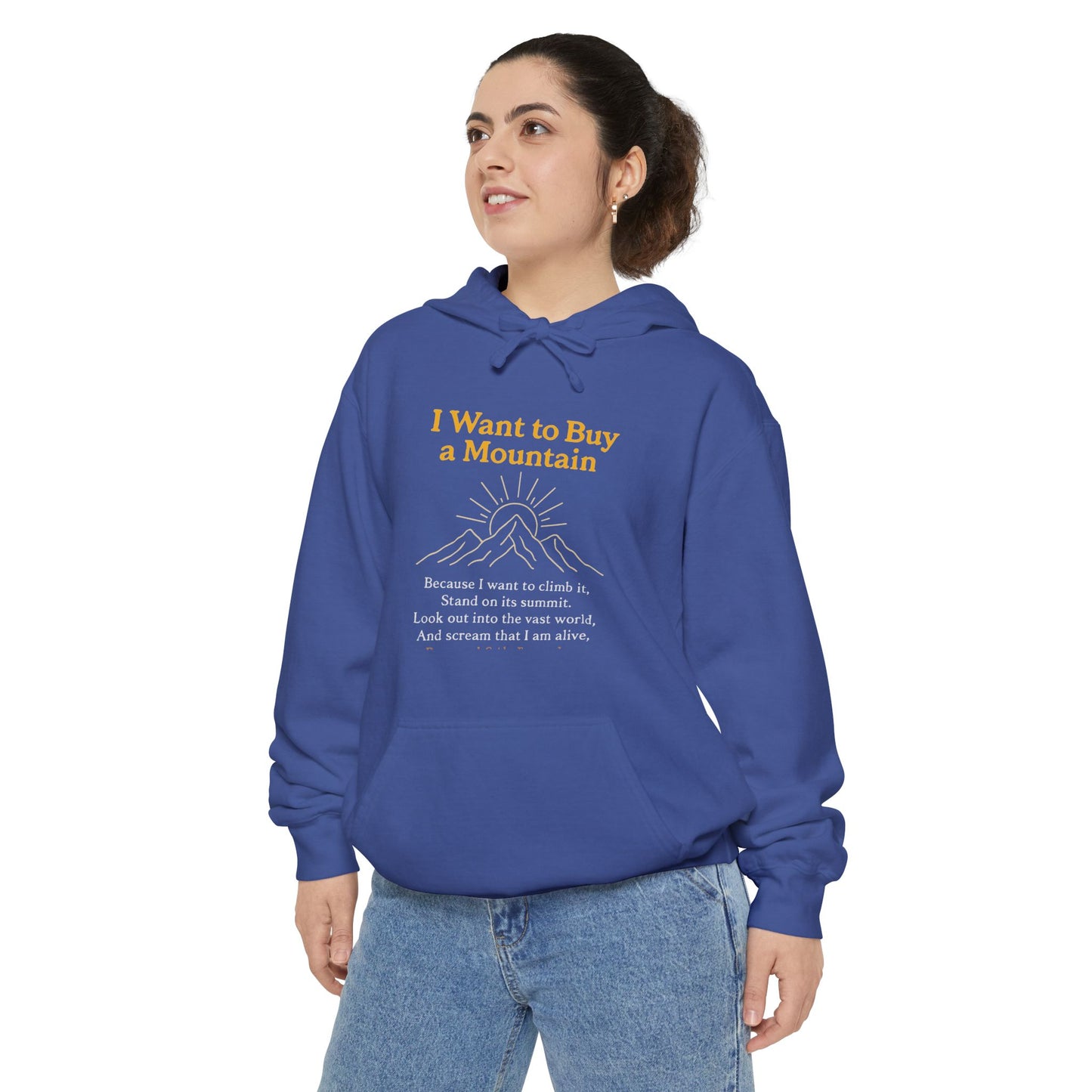 Mountain Lover's Hoodie - Cozy Gift for Adventurers, Perfect for Nature Walks, Outdoor Events, Birthday Present, Travel Enthusiasts
