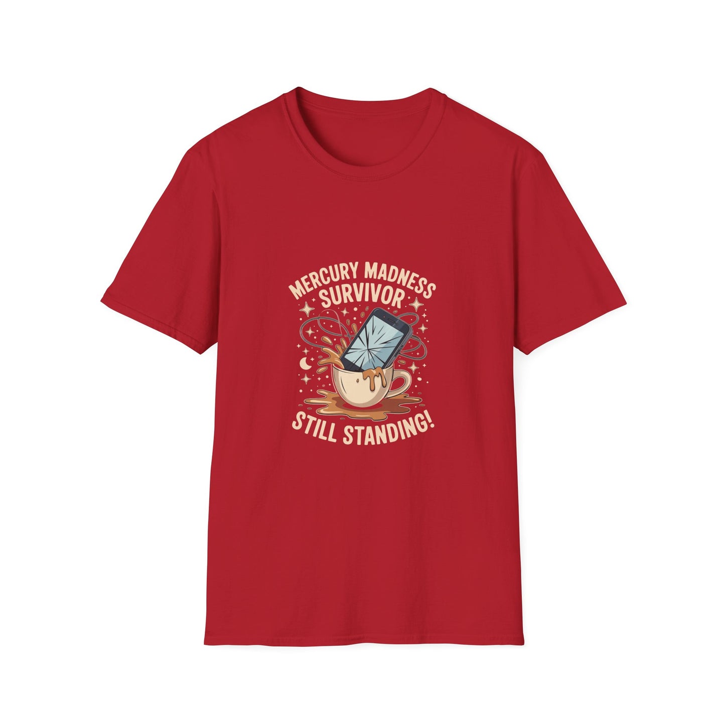Mercury Madness Survivor T-Shirt, Astrology Tee, Unisex Graphic Tee, Cosmic Humor Tee, Horoscope Shirt, Gift for Astrology Lovers