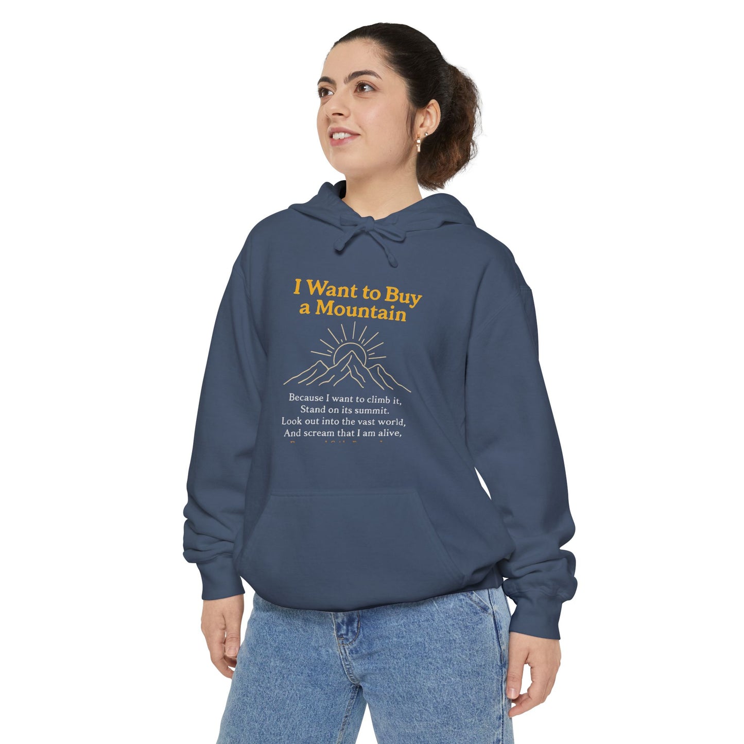 Mountain Lover's Hoodie - Cozy Gift for Adventurers, Perfect for Nature Walks, Outdoor Events, Birthday Present, Travel Enthusiasts