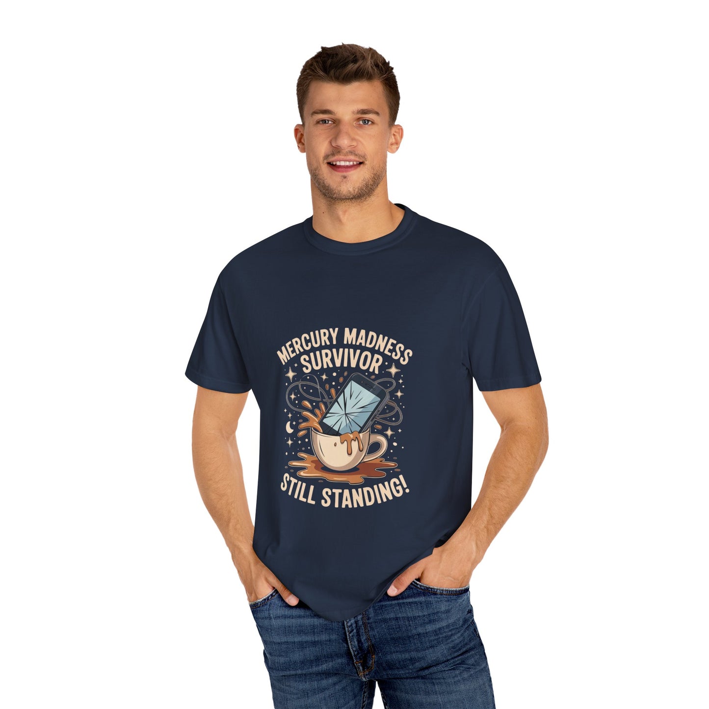 Mercury Madness Survivor T-Shirt | Funny Astrology Tee, Unisex Graphic Shirt, Cute Gift for Astrologers, Birthday Gift, Zodiac Lovers