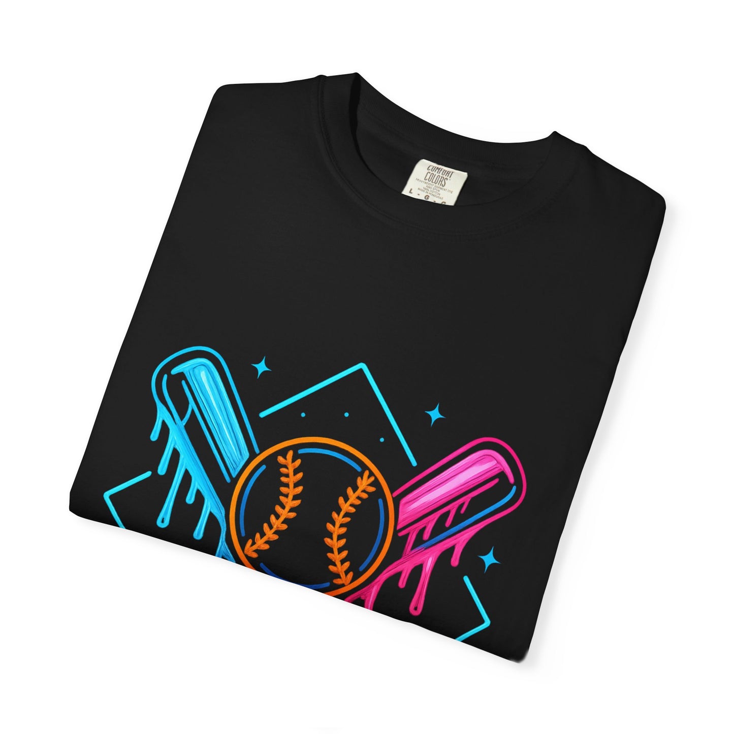 Vintage Baseball Drip T-Shirt – Soft Cotton Unisex Tee for Sports Fans, Retro Casual Wear & Gift Idea