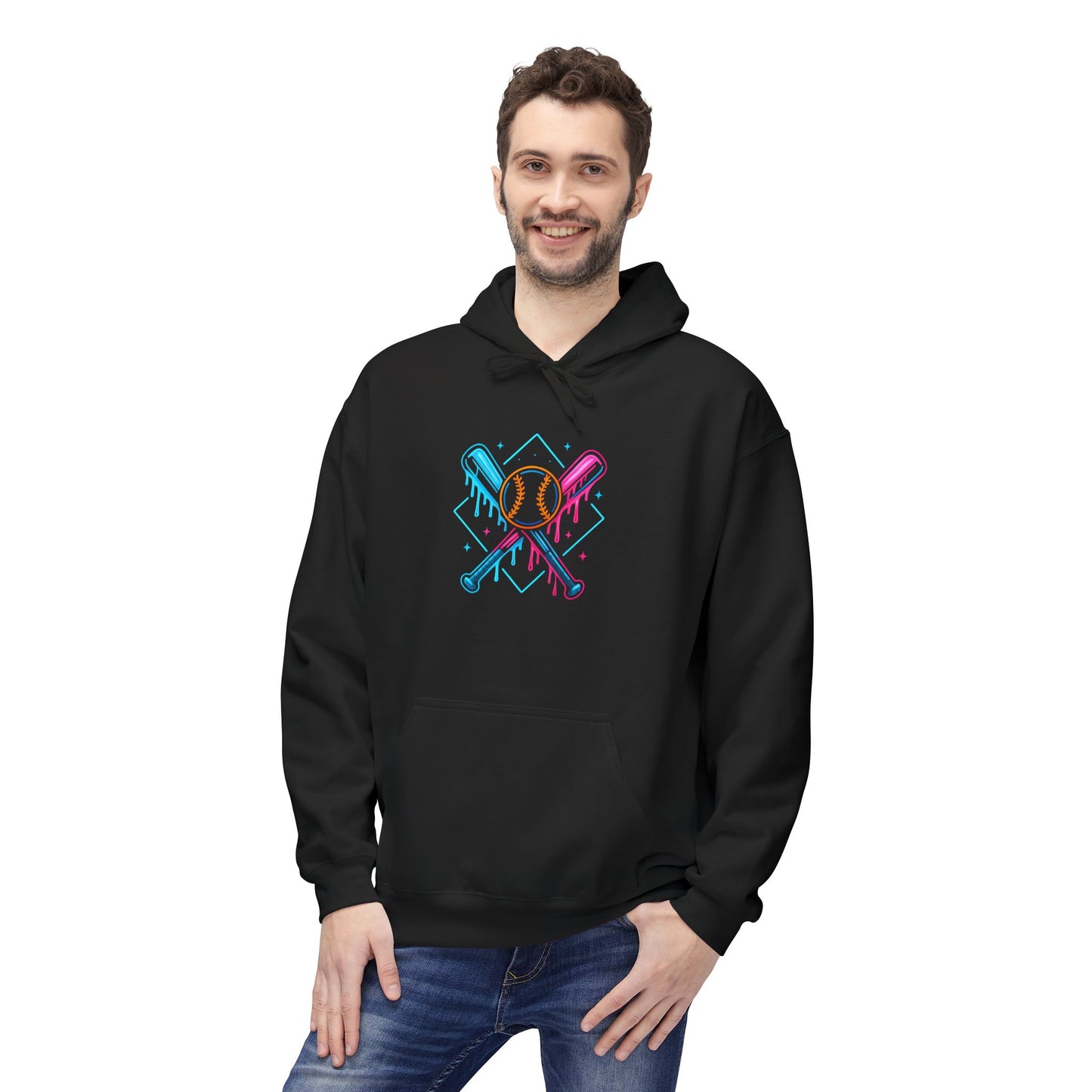 Vibrant Graphic Unisex Hoodie – Softstyle Fleece Sweatshirt for Trendy Comfort, Casual Wear & Gift Idea