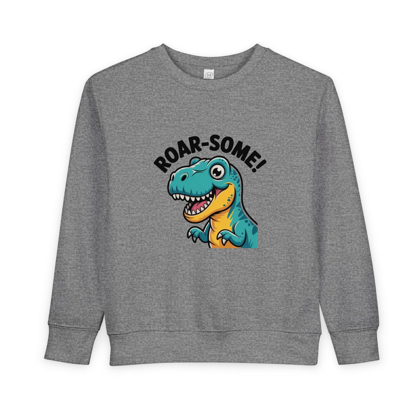 Roar-Some Toddler Dinosaur Sweatshirt | Cute Kids Dino Pullover | Fun Birthday, Playtime & Holiday Gift Apparel