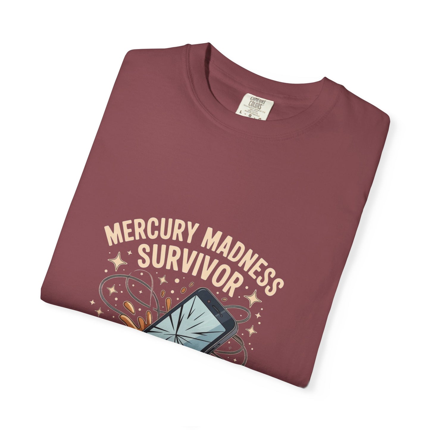 Mercury Madness Survivor T-Shirt | Funny Astrology Tee, Unisex Graphic Shirt, Cute Gift for Astrologers, Birthday Gift, Zodiac Lovers