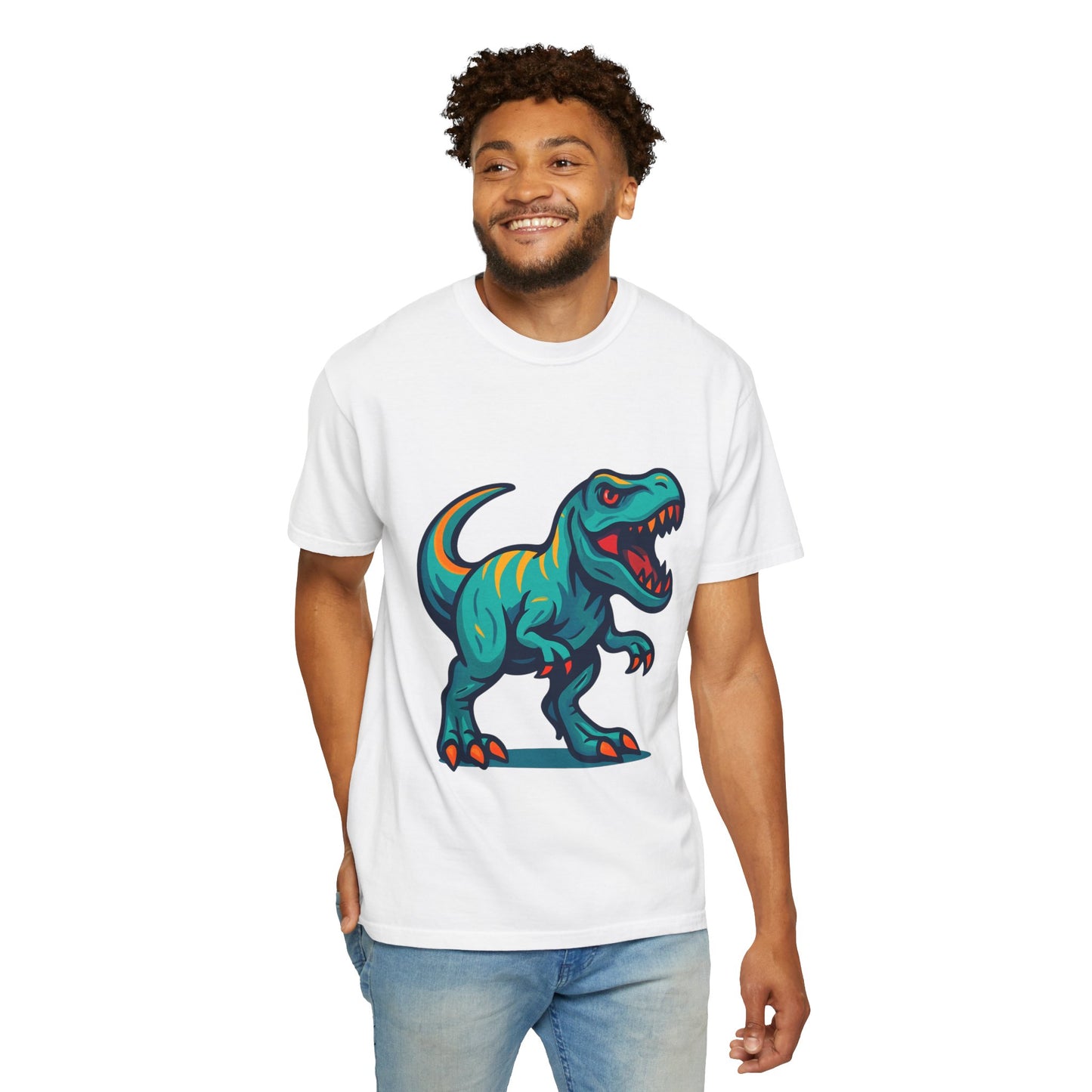 Dinosaur T-Shirt | Fun Cartoon Dino Graphic Tee for Kids & Adults | Unisex Casual Apparel | Perfect Birthday & Holiday Gift