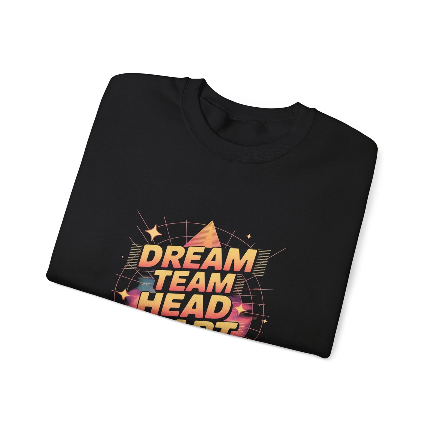 Dream Team Crew Sweatshirt for Motivational Vibes, Cozy Casual Wear, Gifts for Friends, Team Spirit Apparel, Unisex Fashion