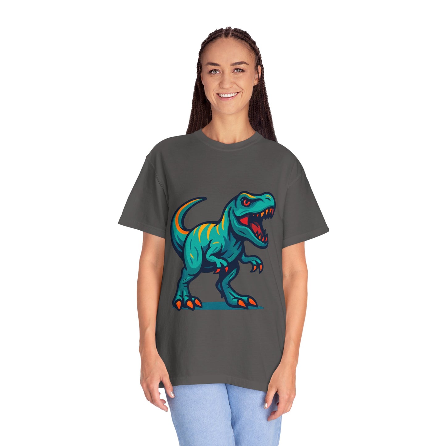 Dinosaur T-Shirt | Fun Cartoon Dino Graphic Tee for Kids & Adults | Unisex Casual Apparel | Perfect Birthday & Holiday Gift