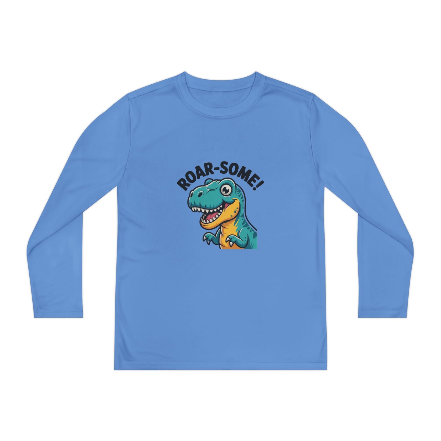 Youth Dinosaur Long Sleeve T-Shirt | Funny Kids Dino Tee | Playful Birthday & Holiday Gift Apparel