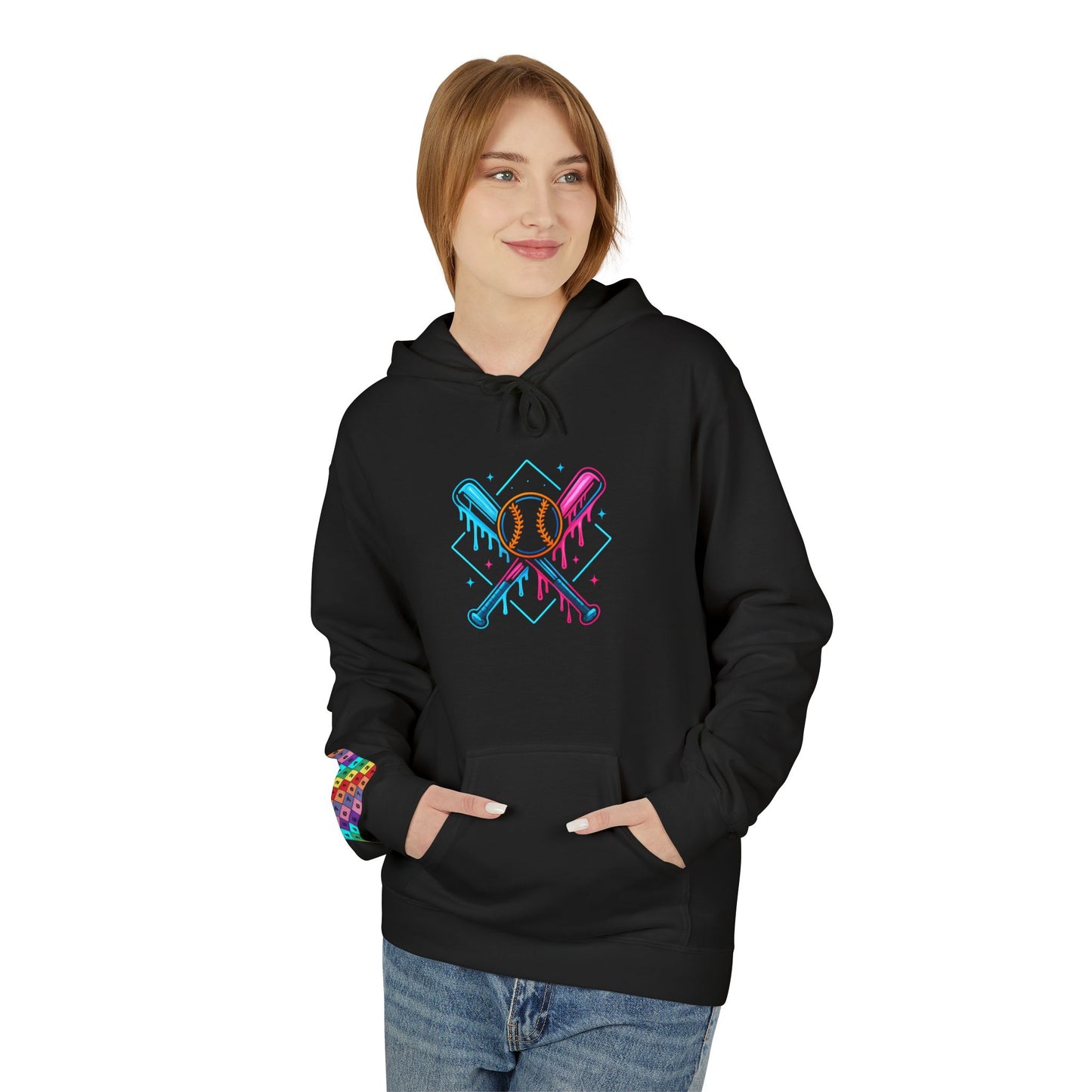 Vibrant Graphic Unisex Hoodie – Softstyle Fleece Sweatshirt for Trendy Comfort, Casual Wear & Gift Idea