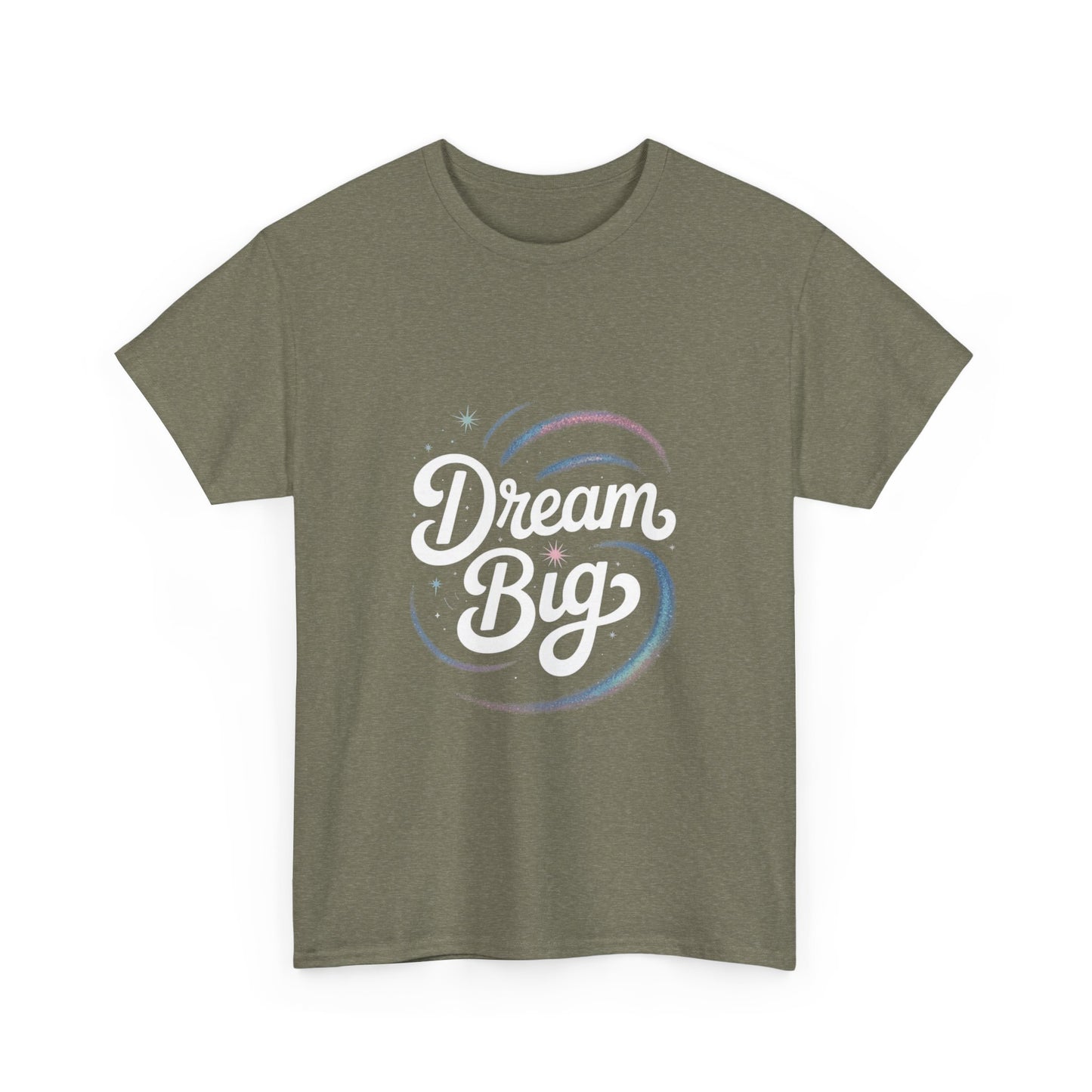 Dream Big Unisex Cotton Tee - Inspirational Shirt for Dreamers, Motivational Gift, Everyday Wear, Self-Confidence Reminder, Casual Style