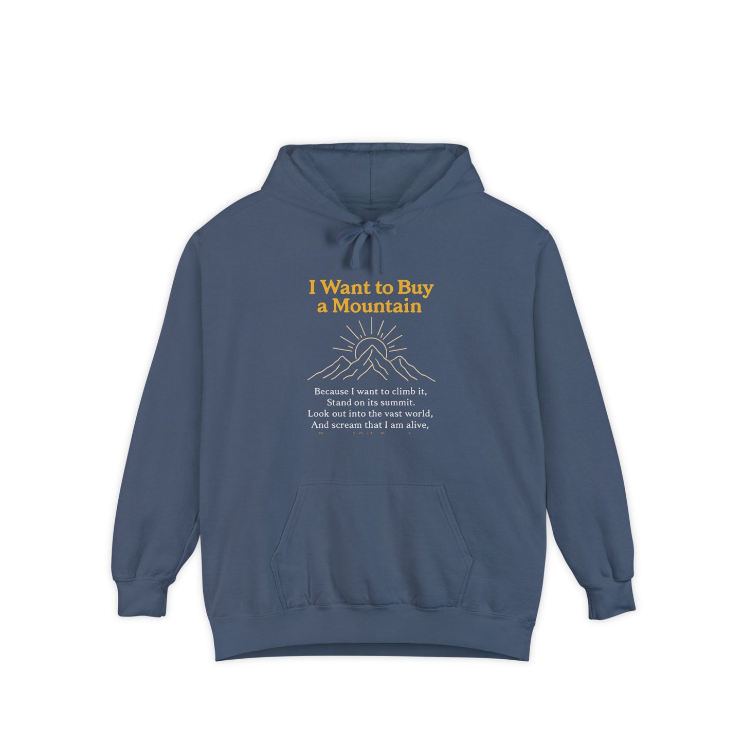 Mountain Lover's Hoodie - Cozy Gift for Adventurers, Perfect for Nature Walks, Outdoor Events, Birthday Present, Travel Enthusiasts