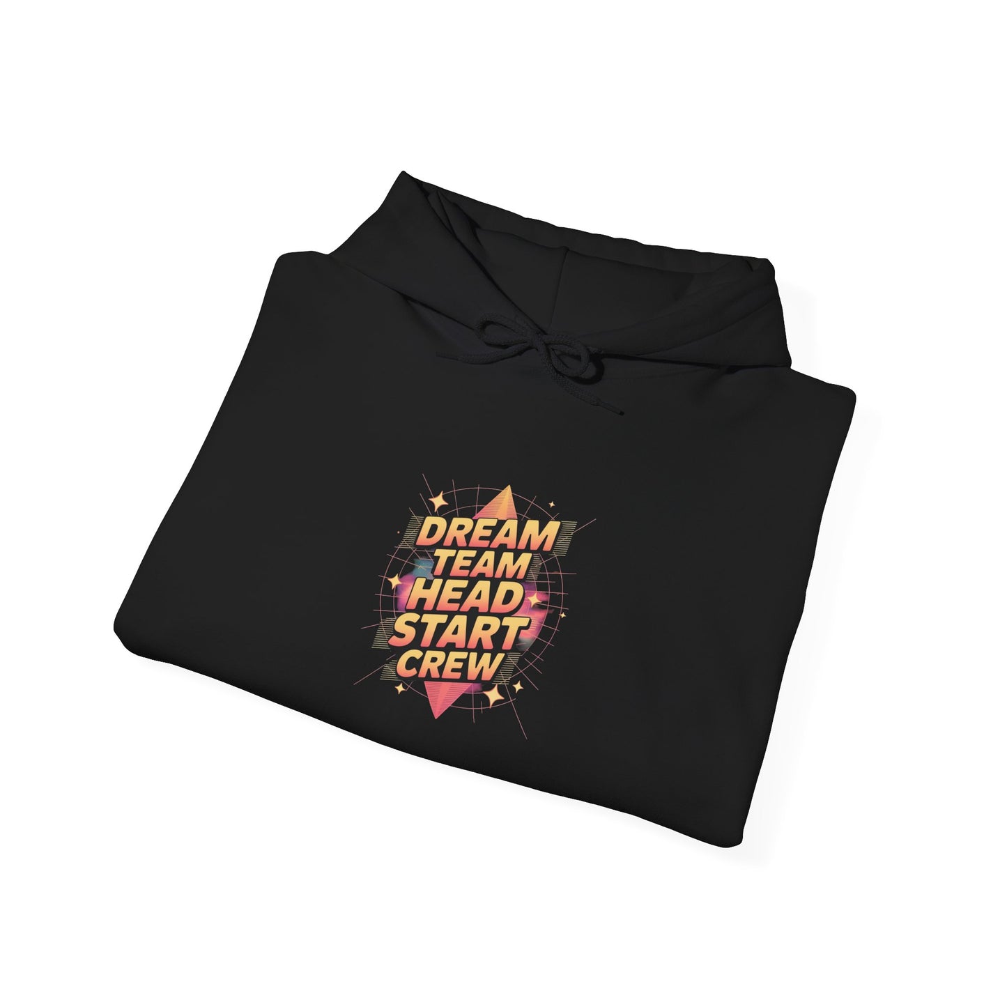 Dream Team Head Start Crew Hoodie - Cozy Unisex Sweatshirt for Motivation, Casual Wear, Gift Ideas, Team Spirit, Everyday Comfort