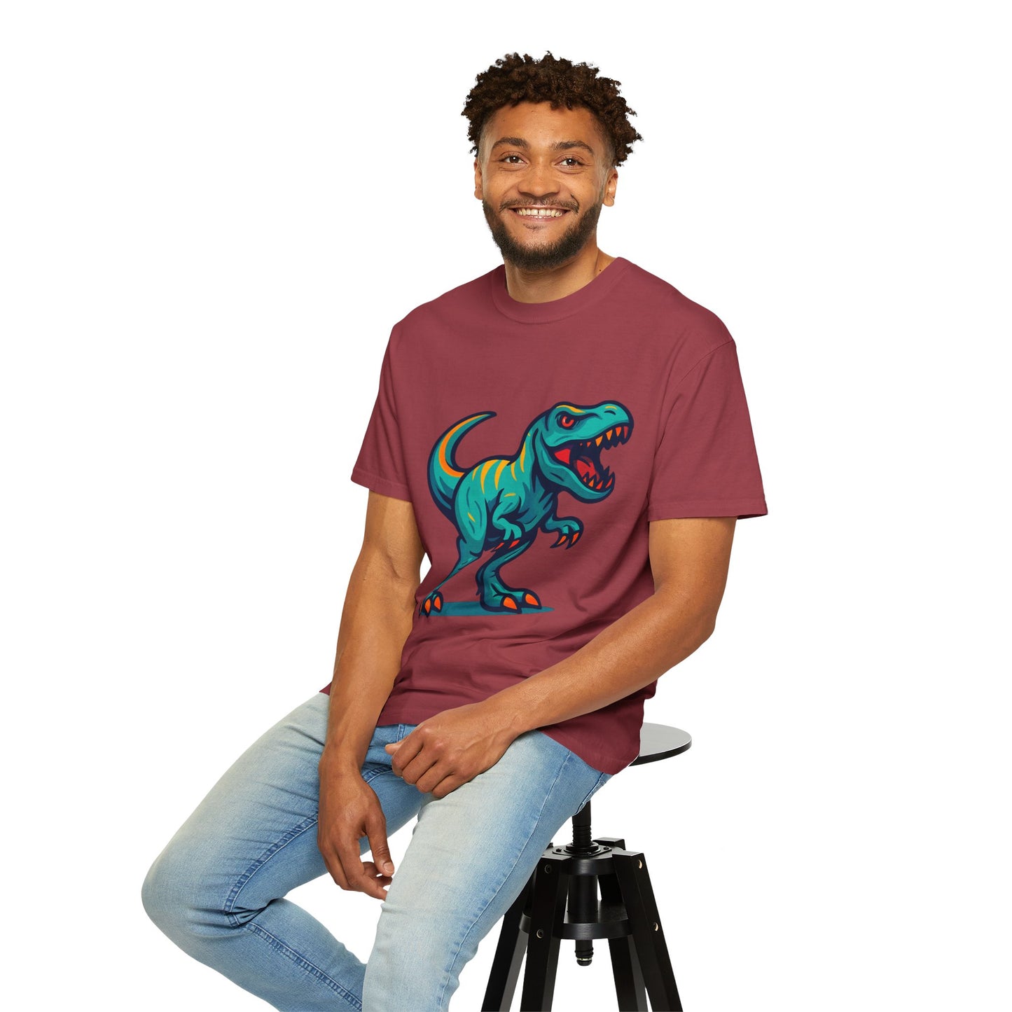 Dinosaur T-Shirt | Fun Cartoon Dino Graphic Tee for Kids & Adults | Unisex Casual Apparel | Perfect Birthday & Holiday Gift