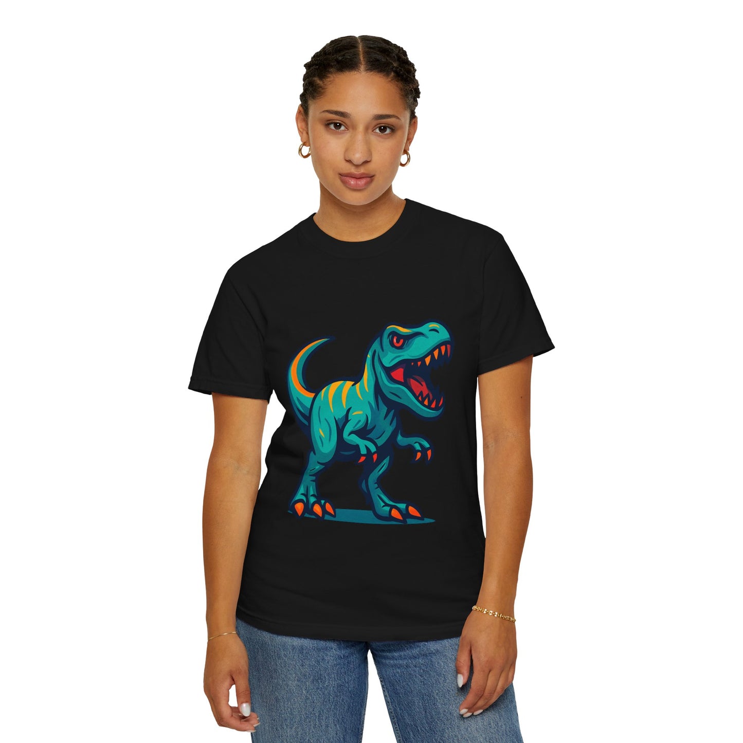 Dinosaur T-Shirt | Fun Cartoon Dino Graphic Tee for Kids & Adults | Unisex Casual Apparel | Perfect Birthday & Holiday Gift