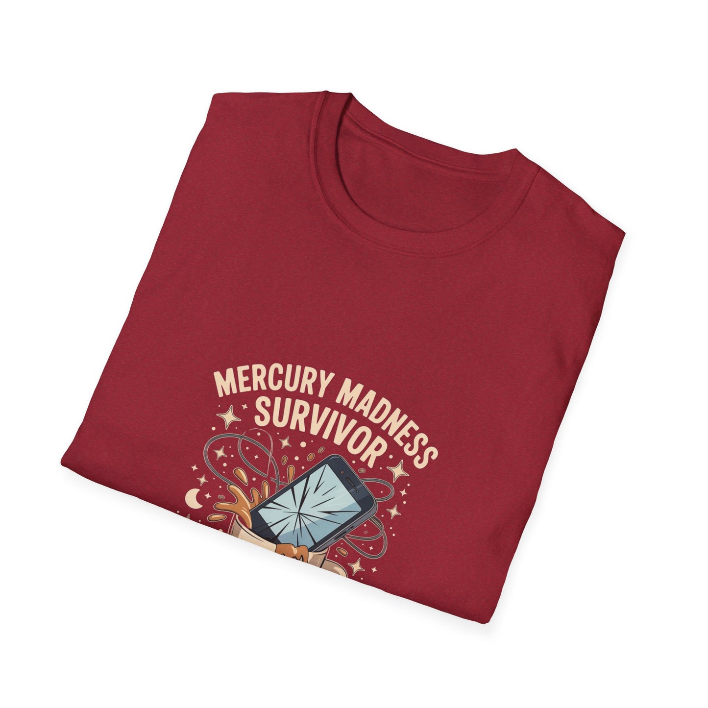 Mercury Madness Survivor T-Shirt, Astrology Tee, Unisex Graphic Tee, Cosmic Humor Tee, Horoscope Shirt, Gift for Astrology Lovers