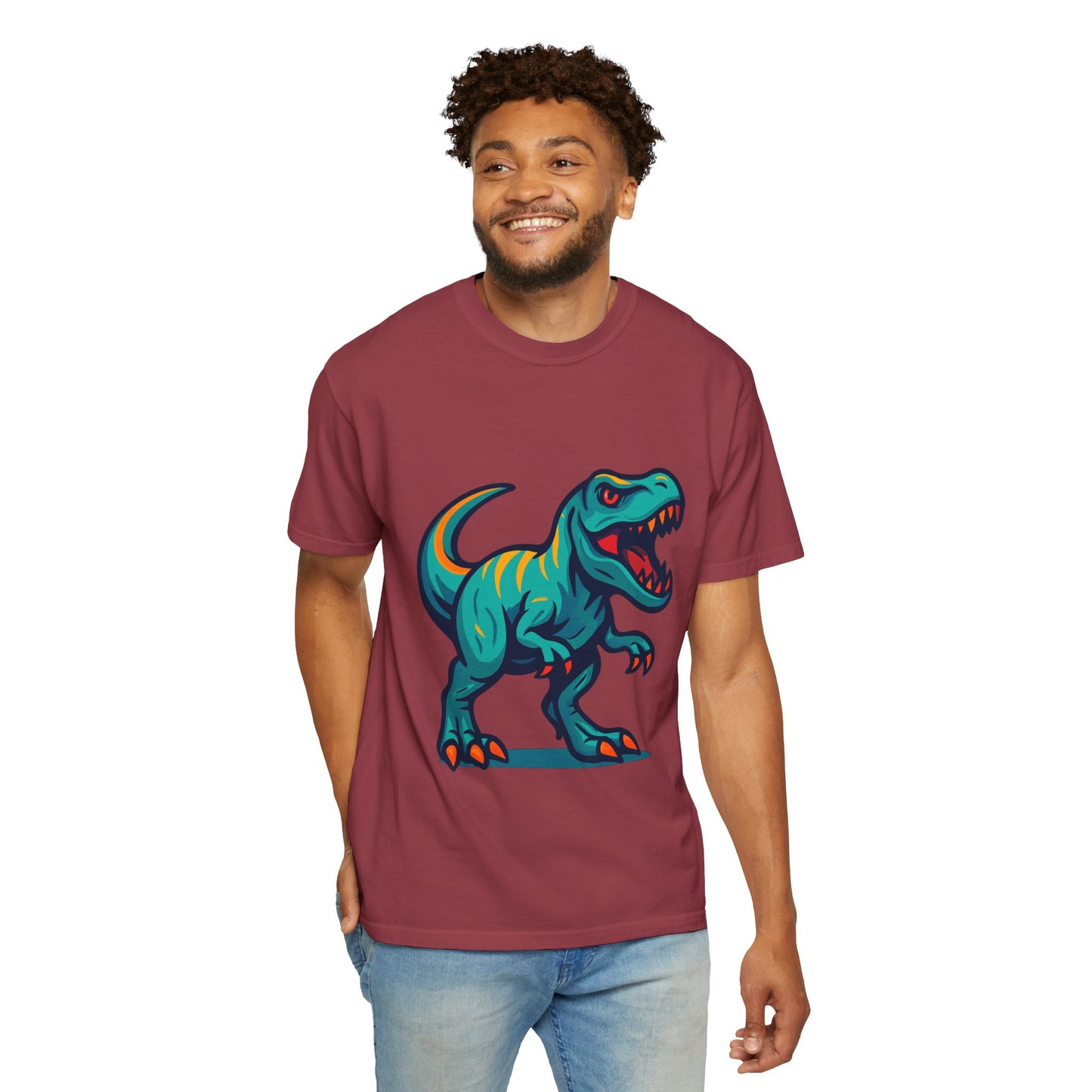 Dinosaur T-Shirt | Fun Cartoon Dino Graphic Tee for Kids & Adults | Unisex Casual Apparel | Perfect Birthday & Holiday Gift
