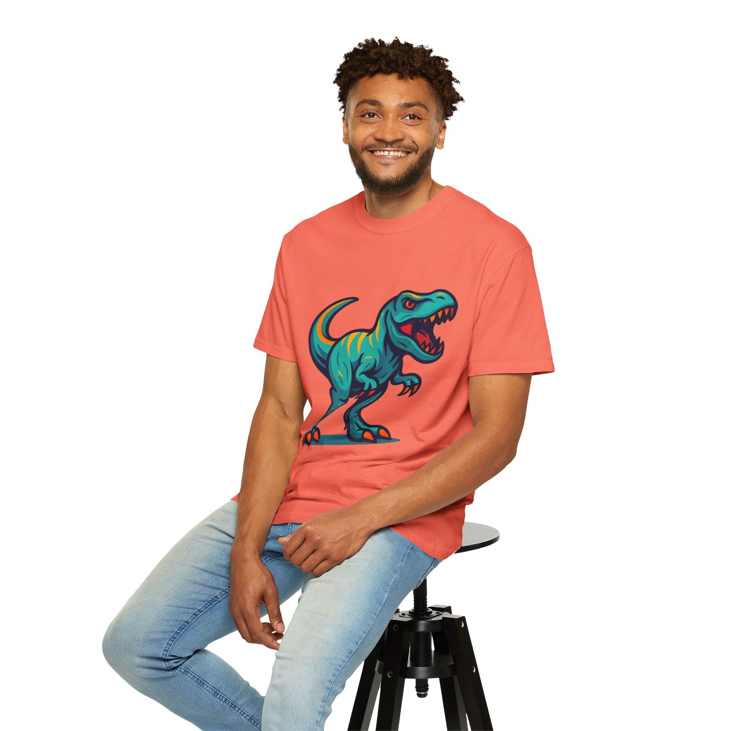 Dinosaur T-Shirt | Fun Cartoon Dino Graphic Tee for Kids & Adults | Unisex Casual Apparel | Perfect Birthday & Holiday Gift