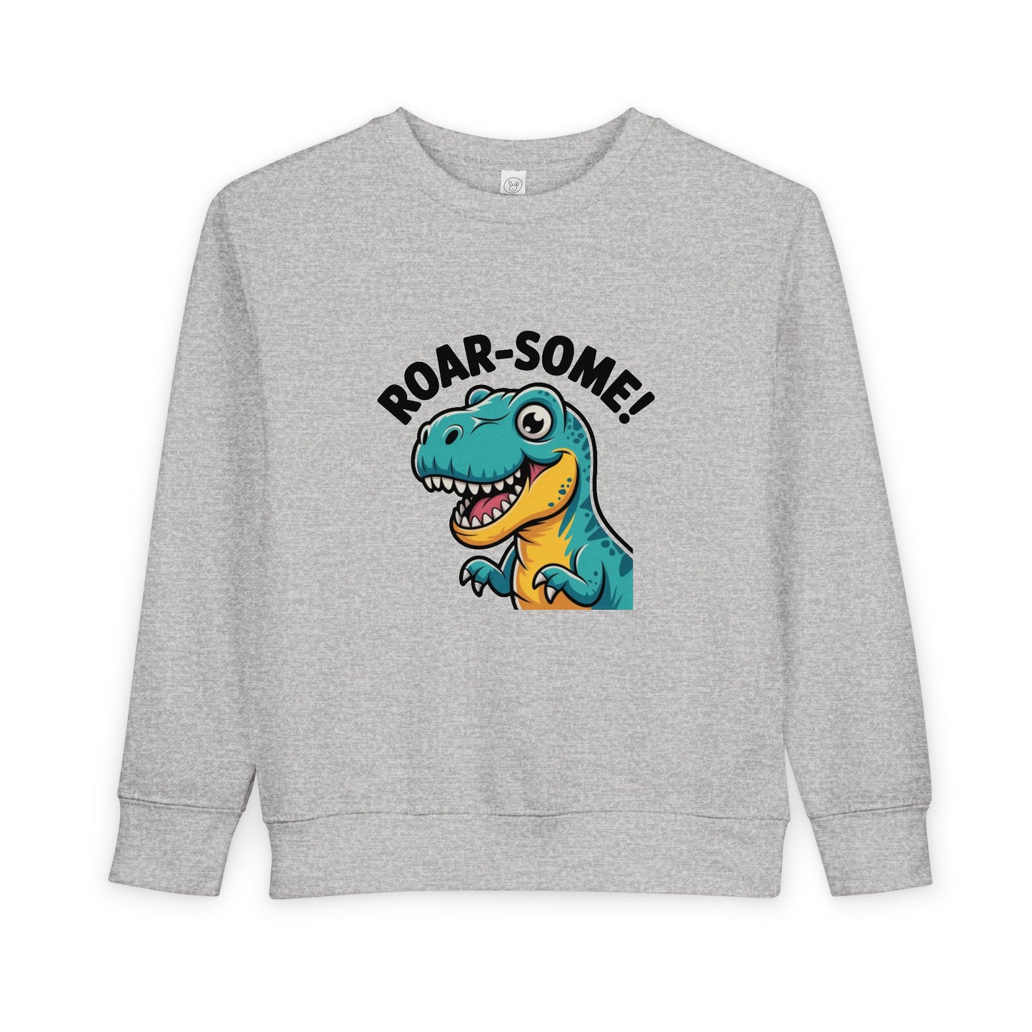 Roar-Some Toddler Dinosaur Sweatshirt | Cute Kids Dino Pullover | Fun Birthday, Playtime & Holiday Gift Apparel