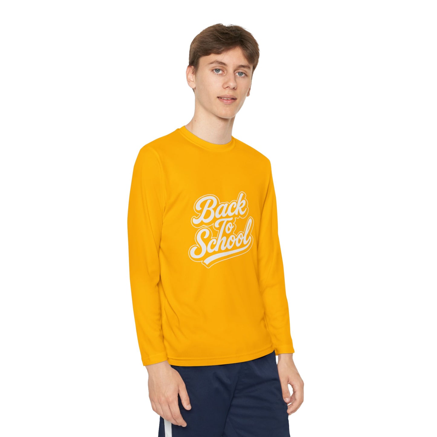 Youth Long Sleeve Back to School T-Shirt – Comfortable Kids Shirt, Stylish Student Apparel, Perfect for Everyday School Wear