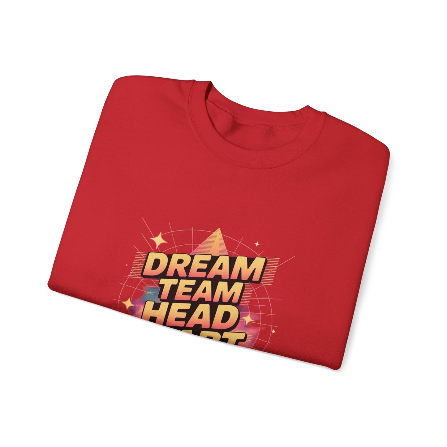 Dream Team Crew Sweatshirt for Motivational Vibes, Cozy Casual Wear, Gifts for Friends, Team Spirit Apparel, Unisex Fashion