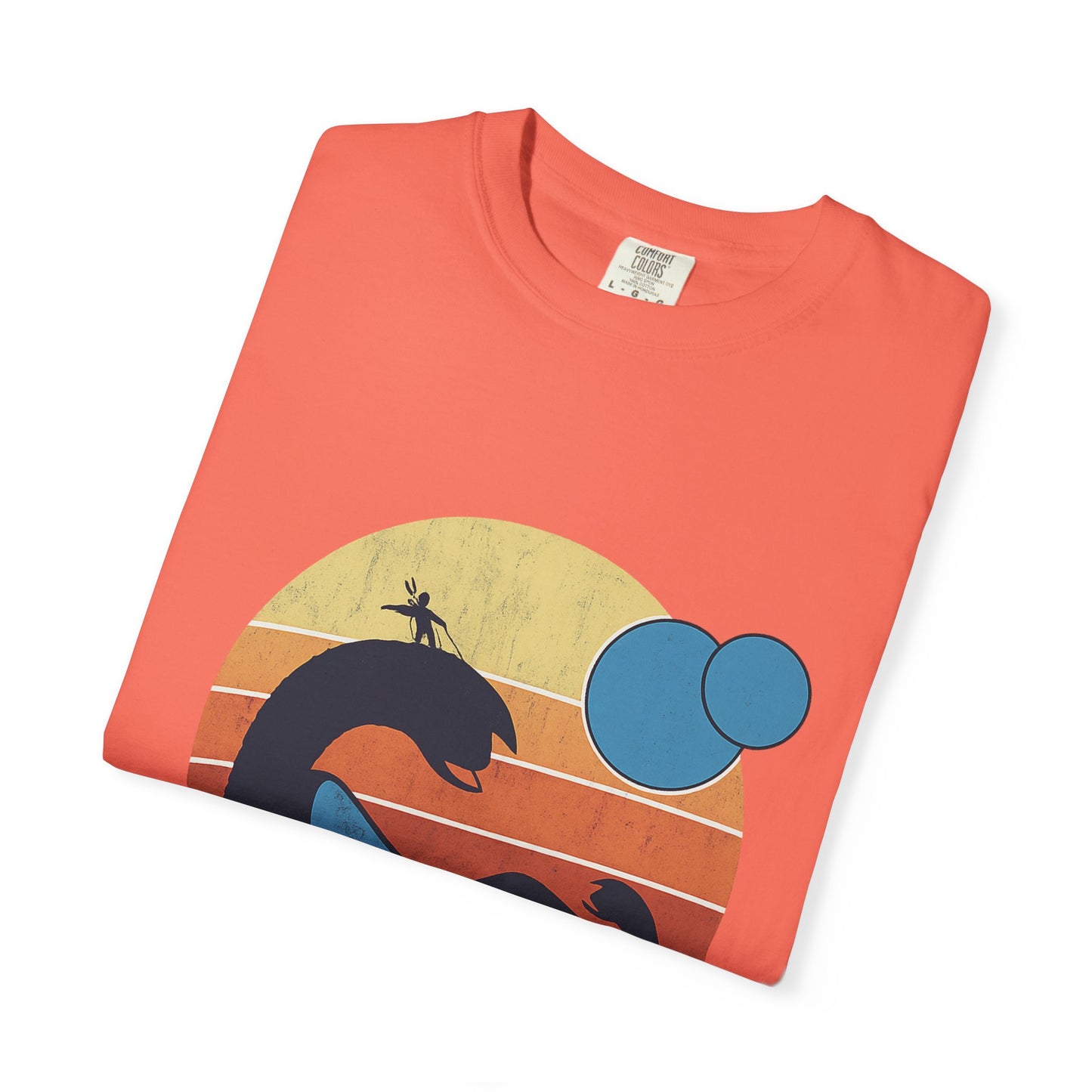Surf Arrakis Unisex Garment-Dyed T-Shirt, Beach Tee, Summer Shirt, Gift for Surfers, Retro Style T-Shirt