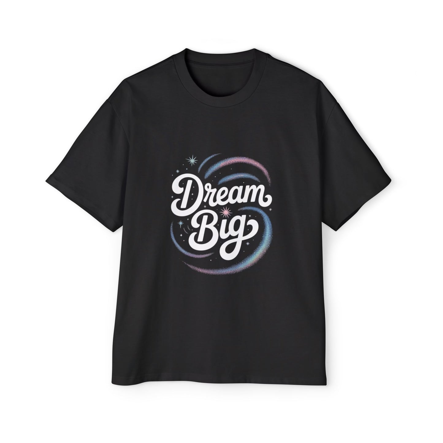 Dream Big Men's Oversized Tee, Motivational Tee, Casual Wear, Gift for Him, Comfy Shirt, Inspirational T-Shirt