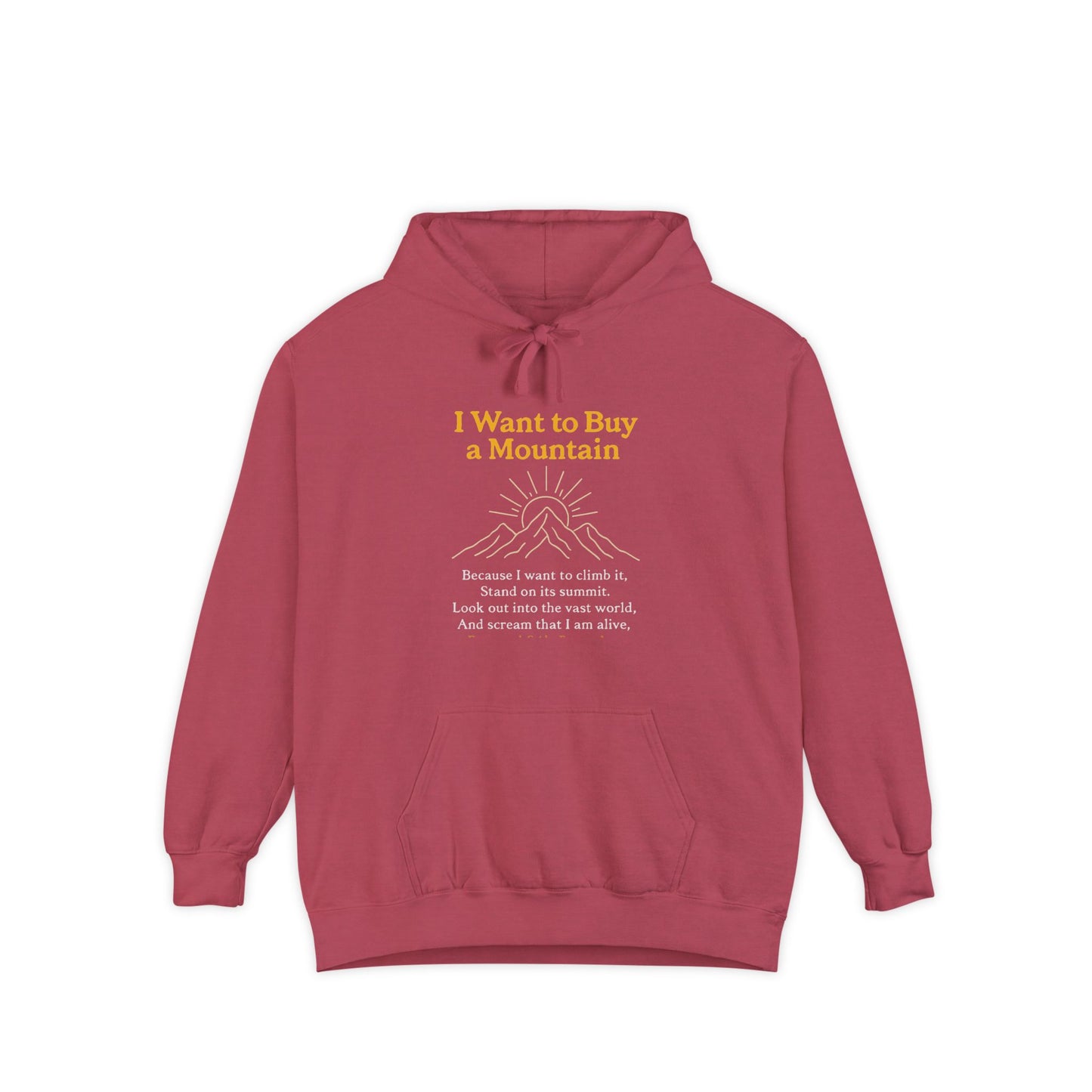 Mountain Lover's Hoodie - Cozy Gift for Adventurers, Perfect for Nature Walks, Outdoor Events, Birthday Present, Travel Enthusiasts