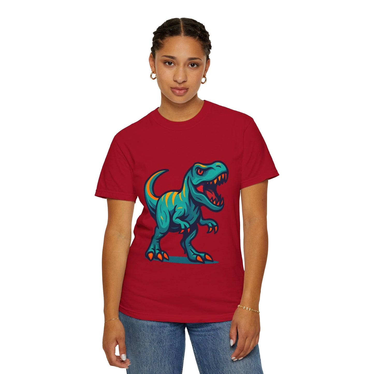 Dinosaur T-Shirt | Fun Cartoon Dino Graphic Tee for Kids & Adults | Unisex Casual Apparel | Perfect Birthday & Holiday Gift