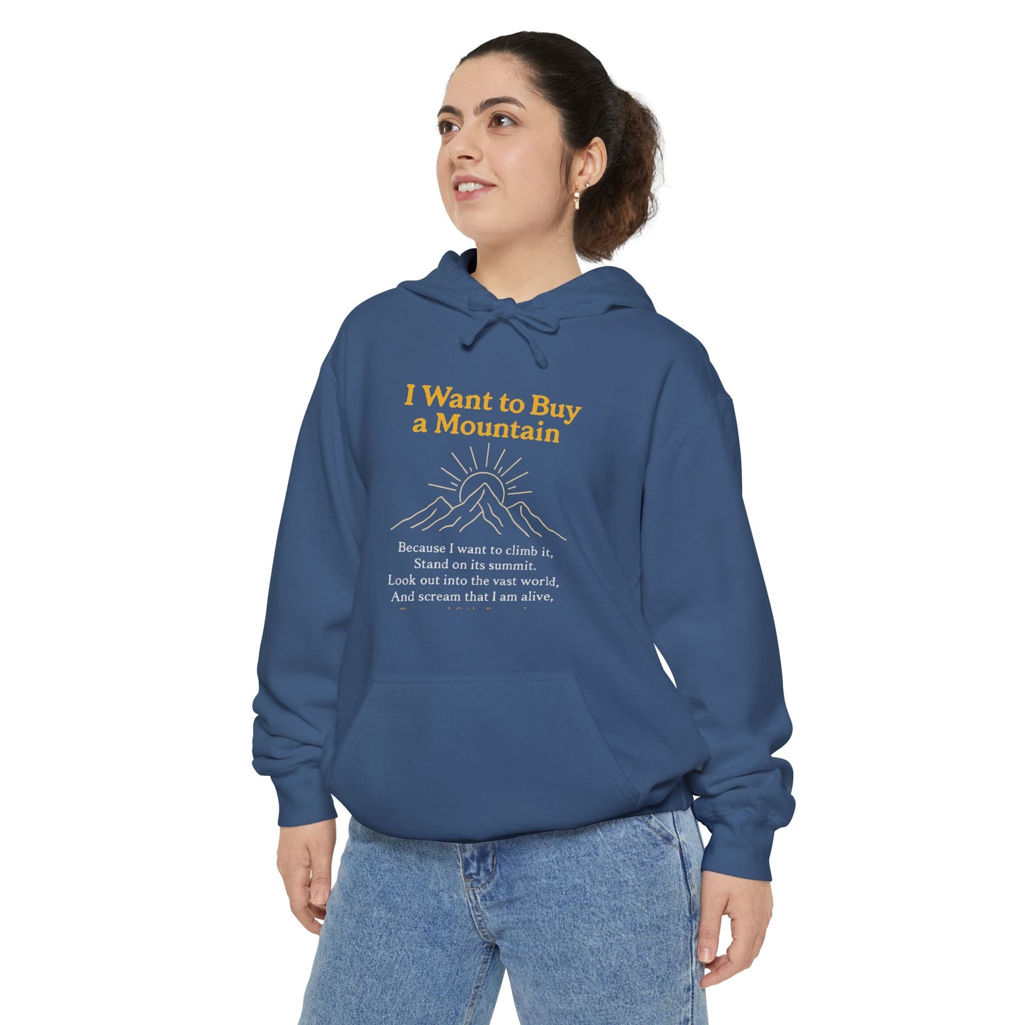 Mountain Lover's Hoodie - Cozy Gift for Adventurers, Perfect for Nature Walks, Outdoor Events, Birthday Present, Travel Enthusiasts