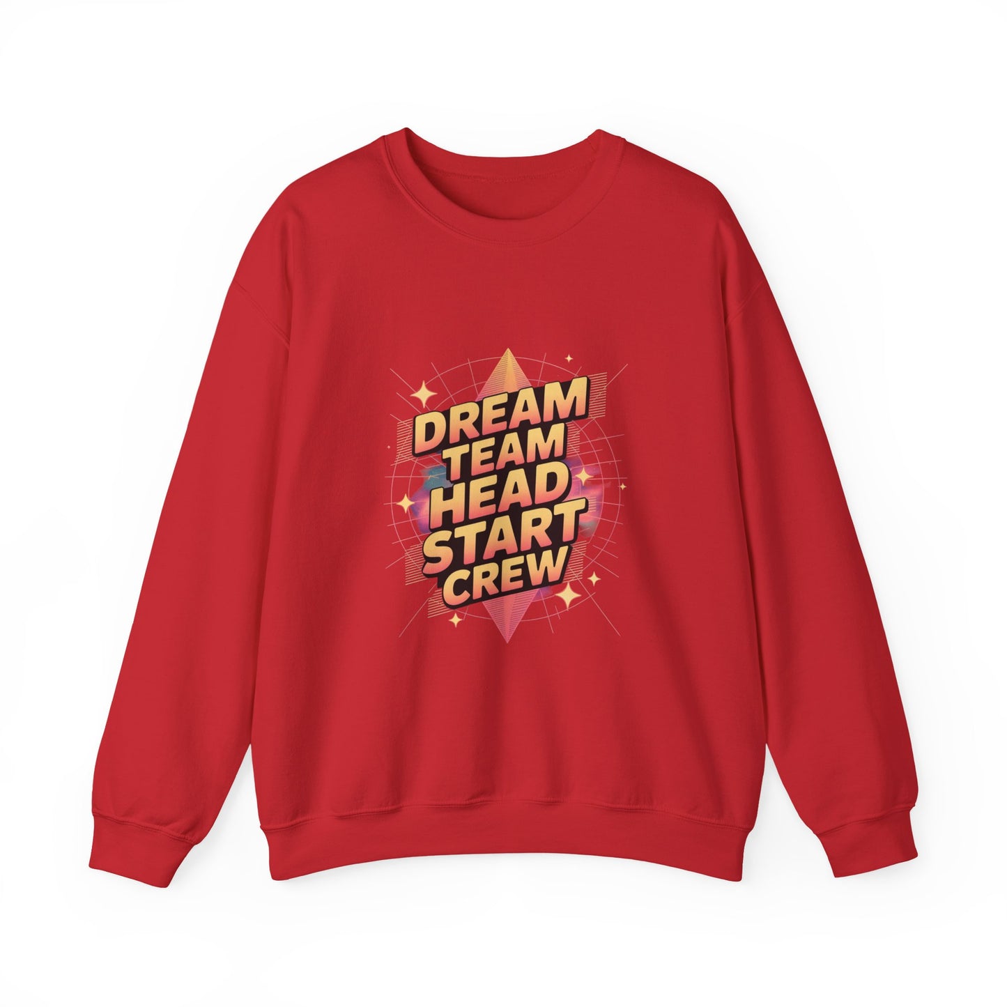 Dream Team Crew Sweatshirt for Motivational Vibes, Cozy Casual Wear, Gifts for Friends, Team Spirit Apparel, Unisex Fashion