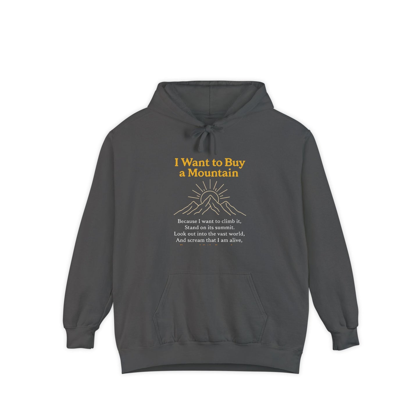 Mountain Lover's Hoodie - Cozy Gift for Adventurers, Perfect for Nature Walks, Outdoor Events, Birthday Present, Travel Enthusiasts