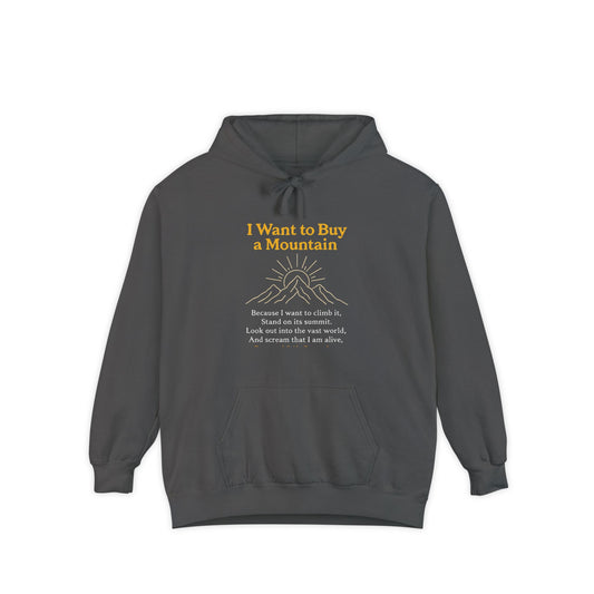 Mountain Lover's Hoodie - Cozy Gift for Adventurers, Perfect for Nature Walks, Outdoor Events, Birthday Present, Travel Enthusiasts
