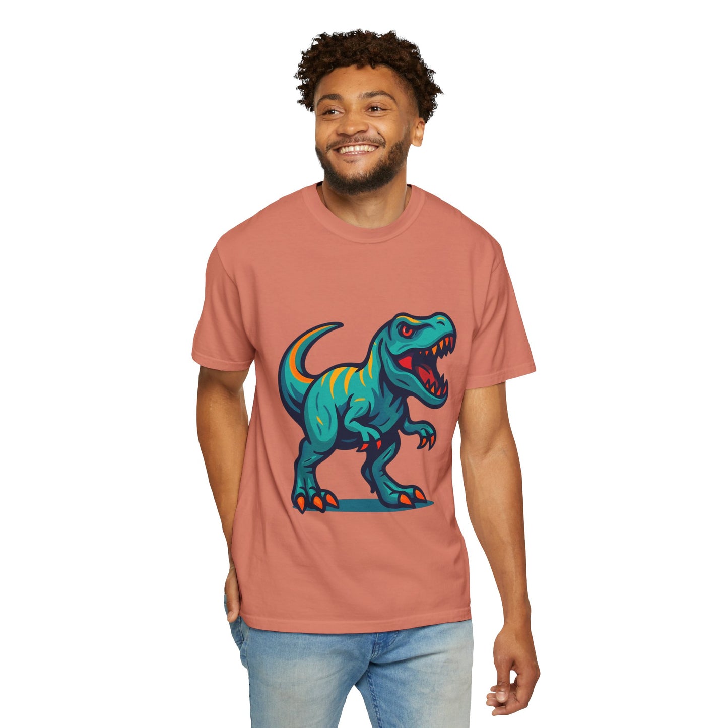 Dinosaur T-Shirt | Fun Cartoon Dino Graphic Tee for Kids & Adults | Unisex Casual Apparel | Perfect Birthday & Holiday Gift