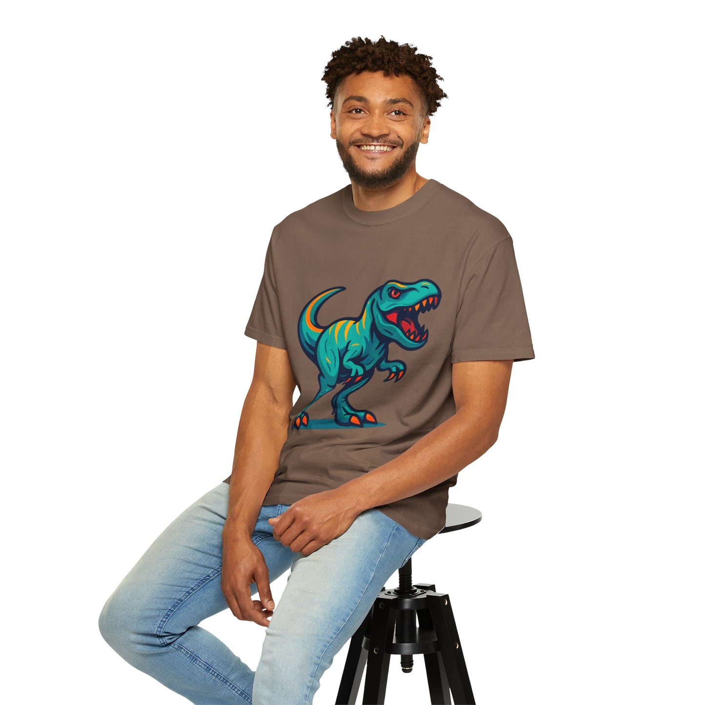 Dinosaur T-Shirt | Fun Cartoon Dino Graphic Tee for Kids & Adults | Unisex Casual Apparel | Perfect Birthday & Holiday Gift