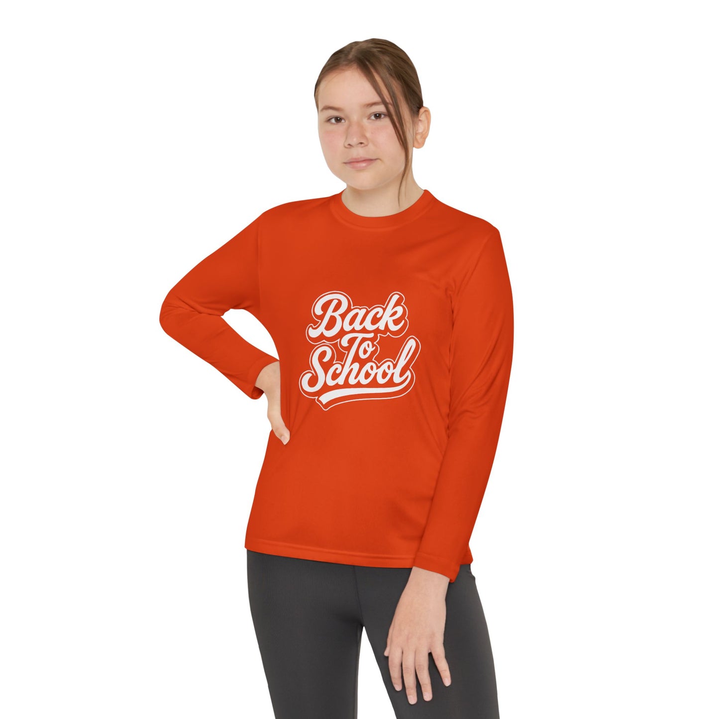 Youth Long Sleeve Back to School T-Shirt – Comfortable Kids Shirt, Stylish Student Apparel, Perfect for Everyday School Wear