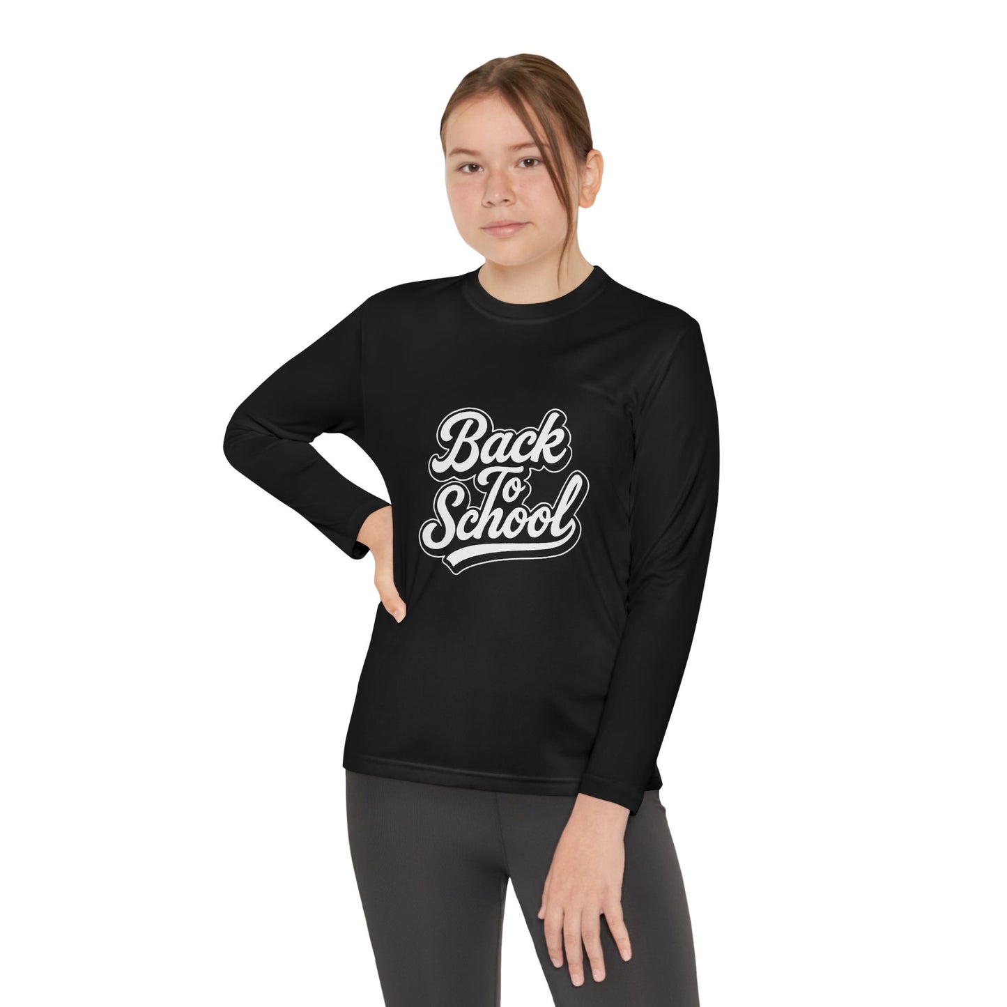 Youth Long Sleeve Back to School T-Shirt – Comfortable Kids Shirt, Stylish Student Apparel, Perfect for Everyday School Wear