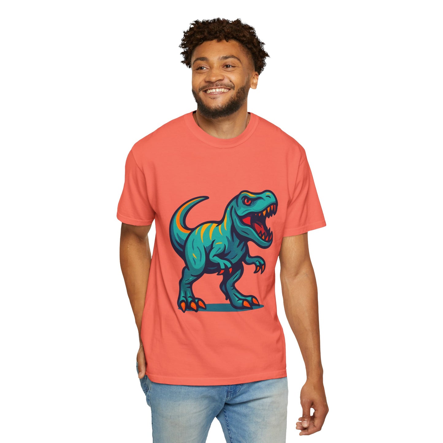 Dinosaur T-Shirt | Fun Cartoon Dino Graphic Tee for Kids & Adults | Unisex Casual Apparel | Perfect Birthday & Holiday Gift