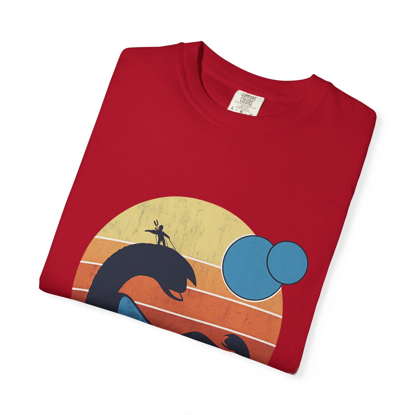 Surf Arrakis Unisex Garment-Dyed T-Shirt, Beach Tee, Summer Shirt, Gift for Surfers, Retro Style T-Shirt