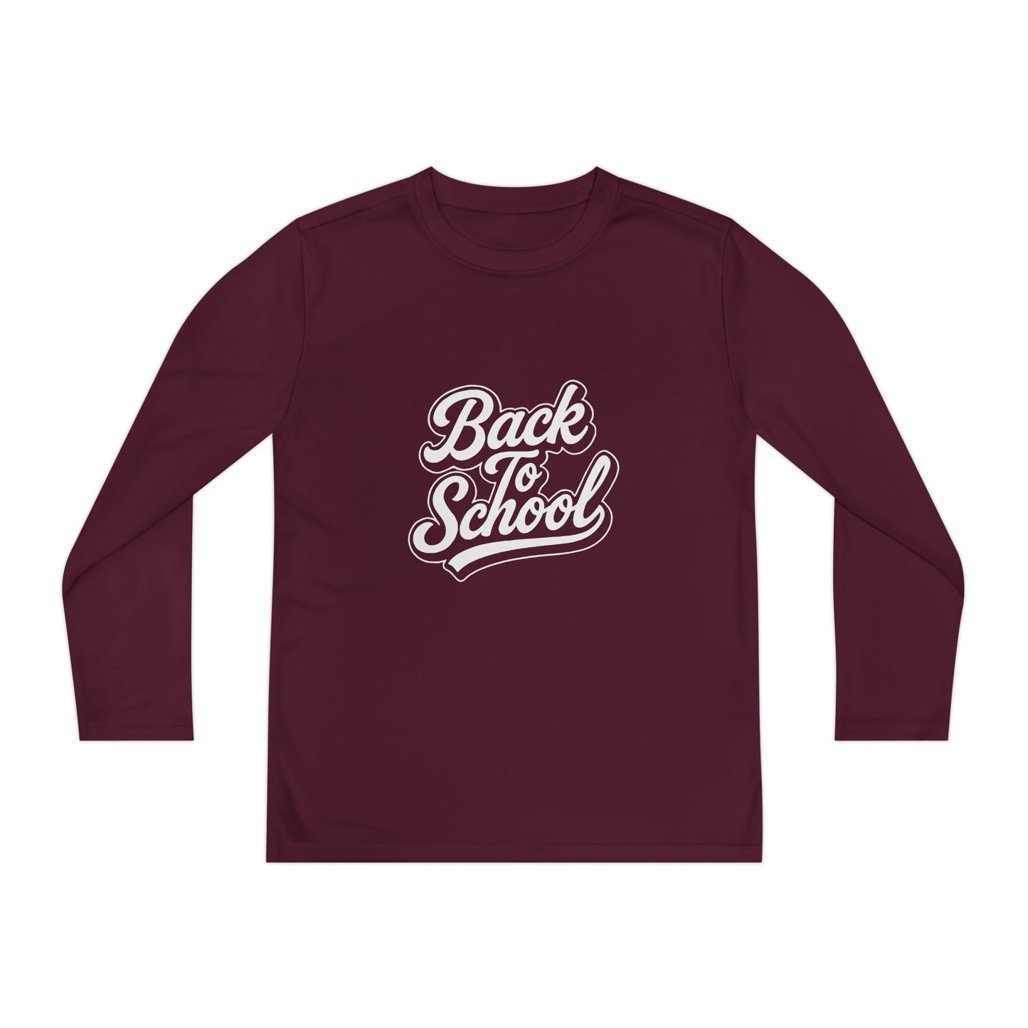 Youth Long Sleeve Back to School T-Shirt – Comfortable Kids Shirt, Stylish Student Apparel, Perfect for Everyday School Wear