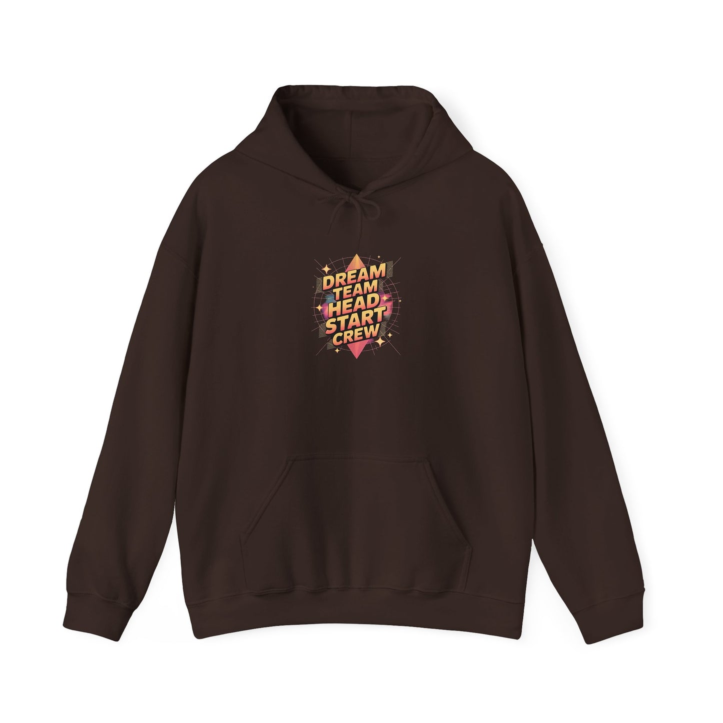 Dream Team Head Start Crew Hoodie - Cozy Unisex Sweatshirt for Motivation, Casual Wear, Gift Ideas, Team Spirit, Everyday Comfort
