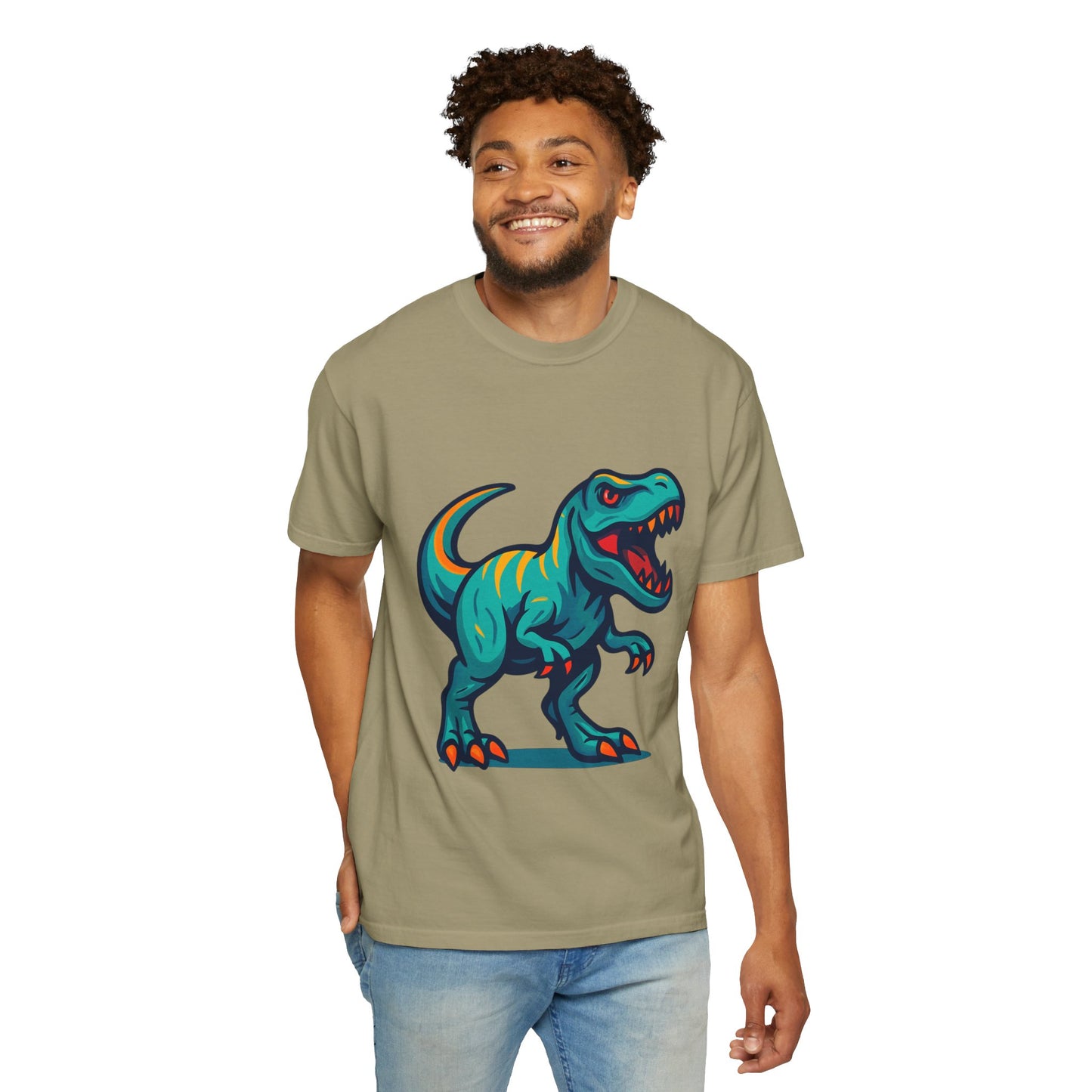 Dinosaur T-Shirt | Fun Cartoon Dino Graphic Tee for Kids & Adults | Unisex Casual Apparel | Perfect Birthday & Holiday Gift