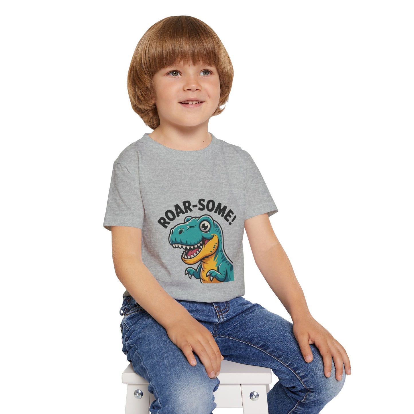 Dinosaur Toddler T-Shirt | Cute Kids Dino Tee | Fun Birthday Gift | Playful Roar-some Toddler Apparel