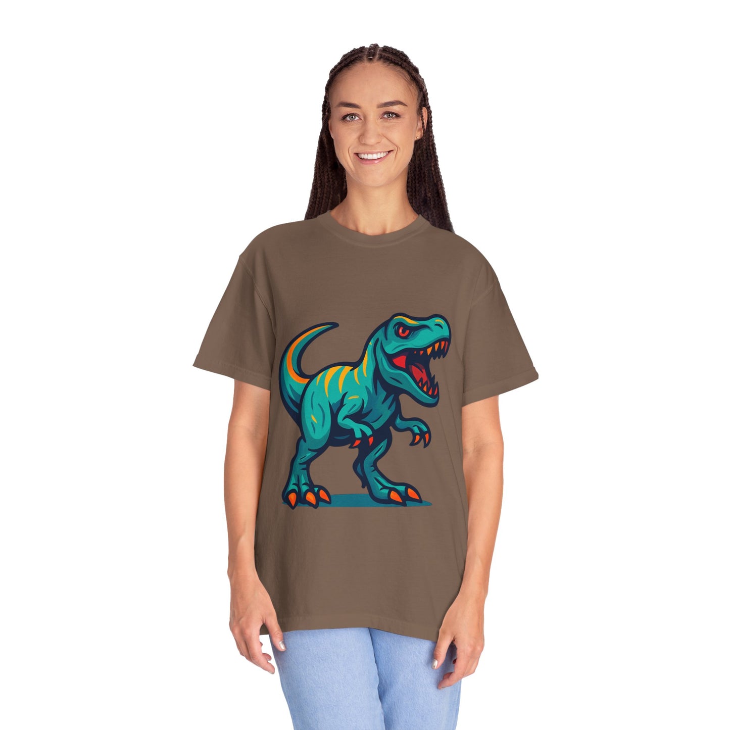 Dinosaur T-Shirt | Fun Cartoon Dino Graphic Tee for Kids & Adults | Unisex Casual Apparel | Perfect Birthday & Holiday Gift