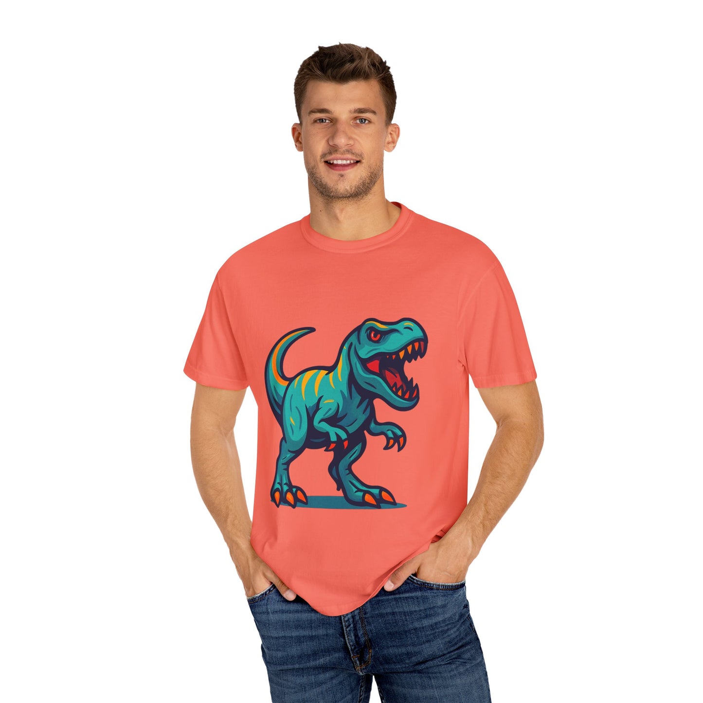 Dinosaur T-Shirt | Fun Cartoon Dino Graphic Tee for Kids & Adults | Unisex Casual Apparel | Perfect Birthday & Holiday Gift