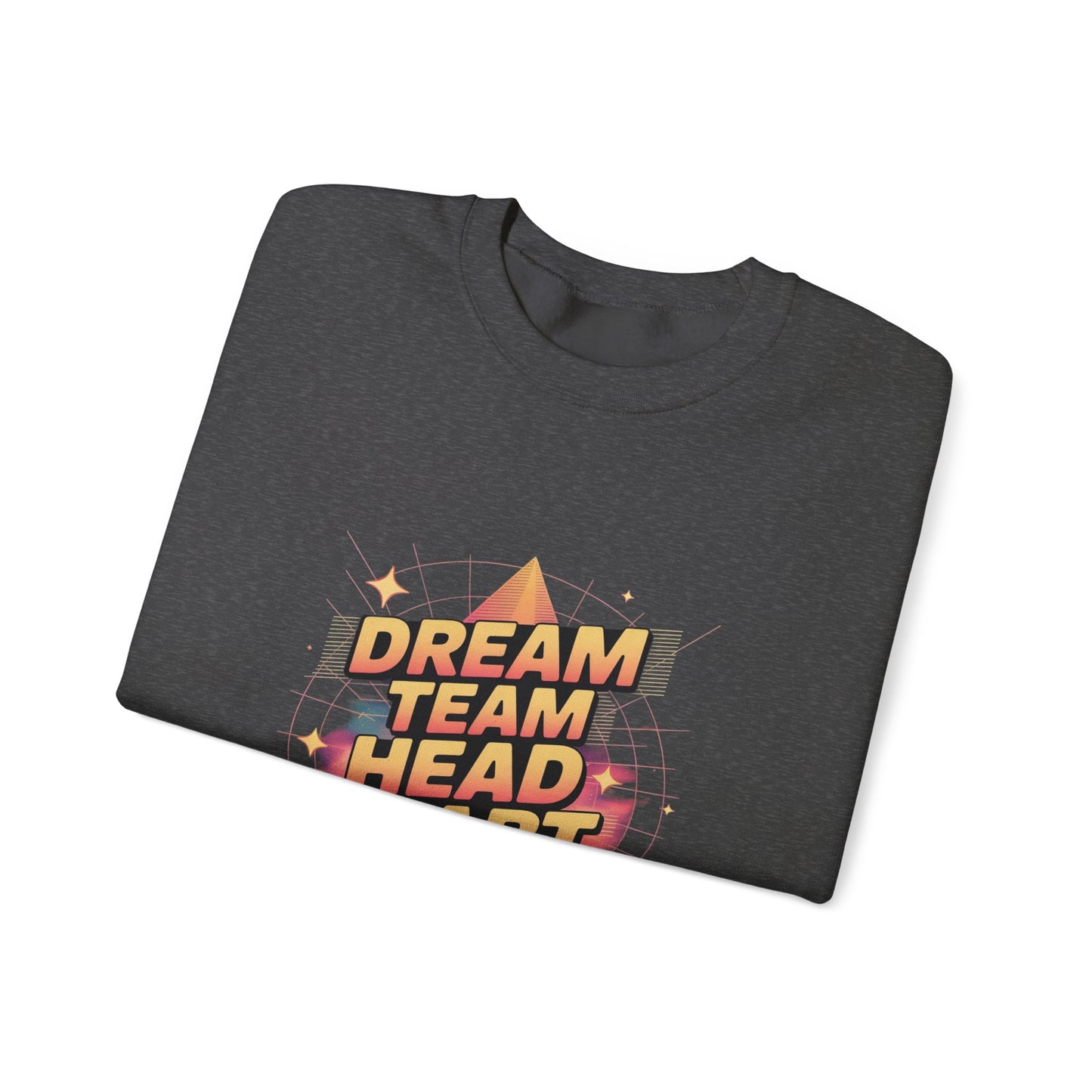 Dream Team Crew Sweatshirt for Motivational Vibes, Cozy Casual Wear, Gifts for Friends, Team Spirit Apparel, Unisex Fashion