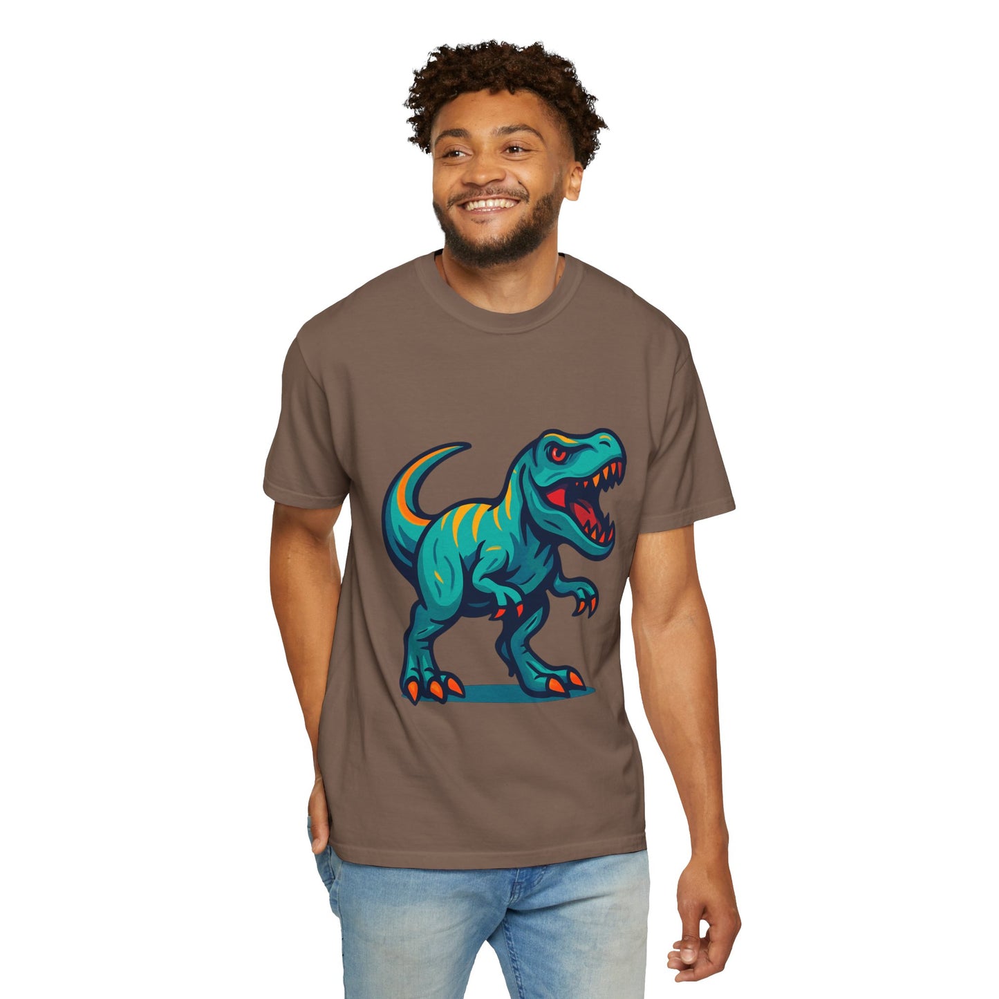 Dinosaur T-Shirt | Fun Cartoon Dino Graphic Tee for Kids & Adults | Unisex Casual Apparel | Perfect Birthday & Holiday Gift