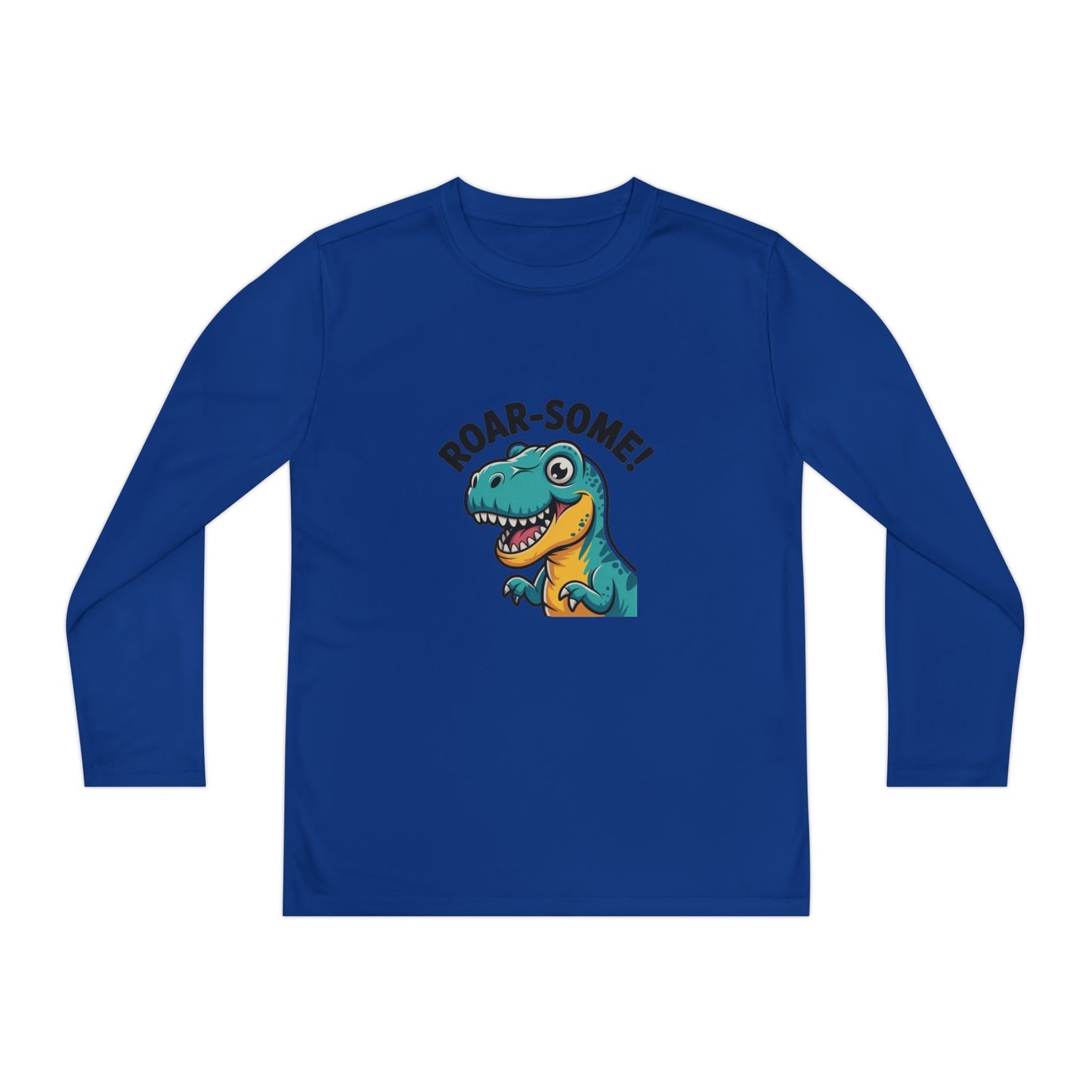 Youth Dinosaur Long Sleeve T-Shirt | Funny Kids Dino Tee | Playful Birthday & Holiday Gift Apparel