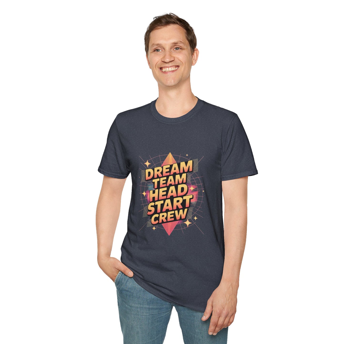 Dream Team Head Start Crew Unisex Softstyle T-Shirt, Motivational Tee, Perfect Gift for Graduates, Team Building Event, Youth Group [...]